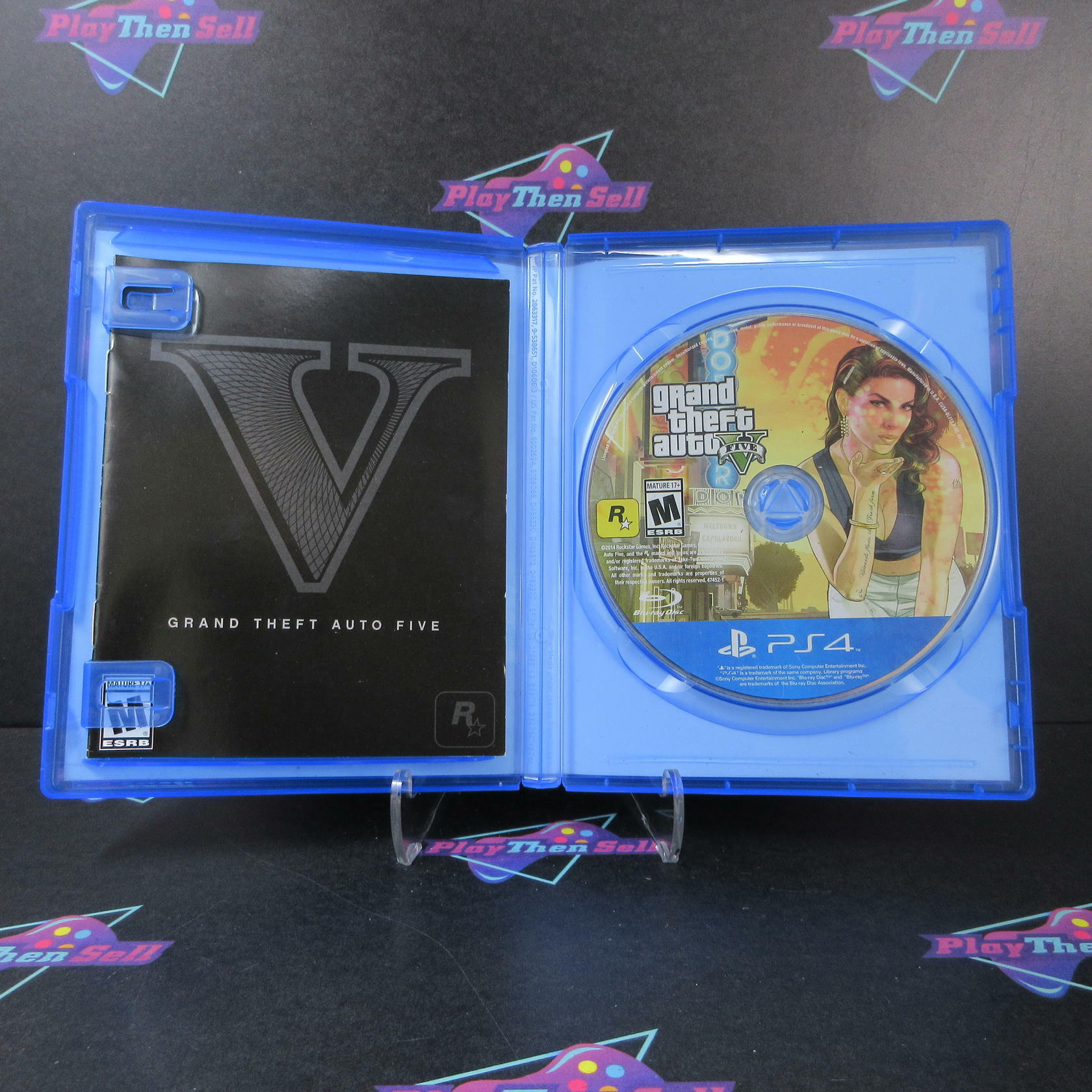 Grand Theft Auto V PlayStation 4 PS4 AD/DD Complete CIB - Very Good