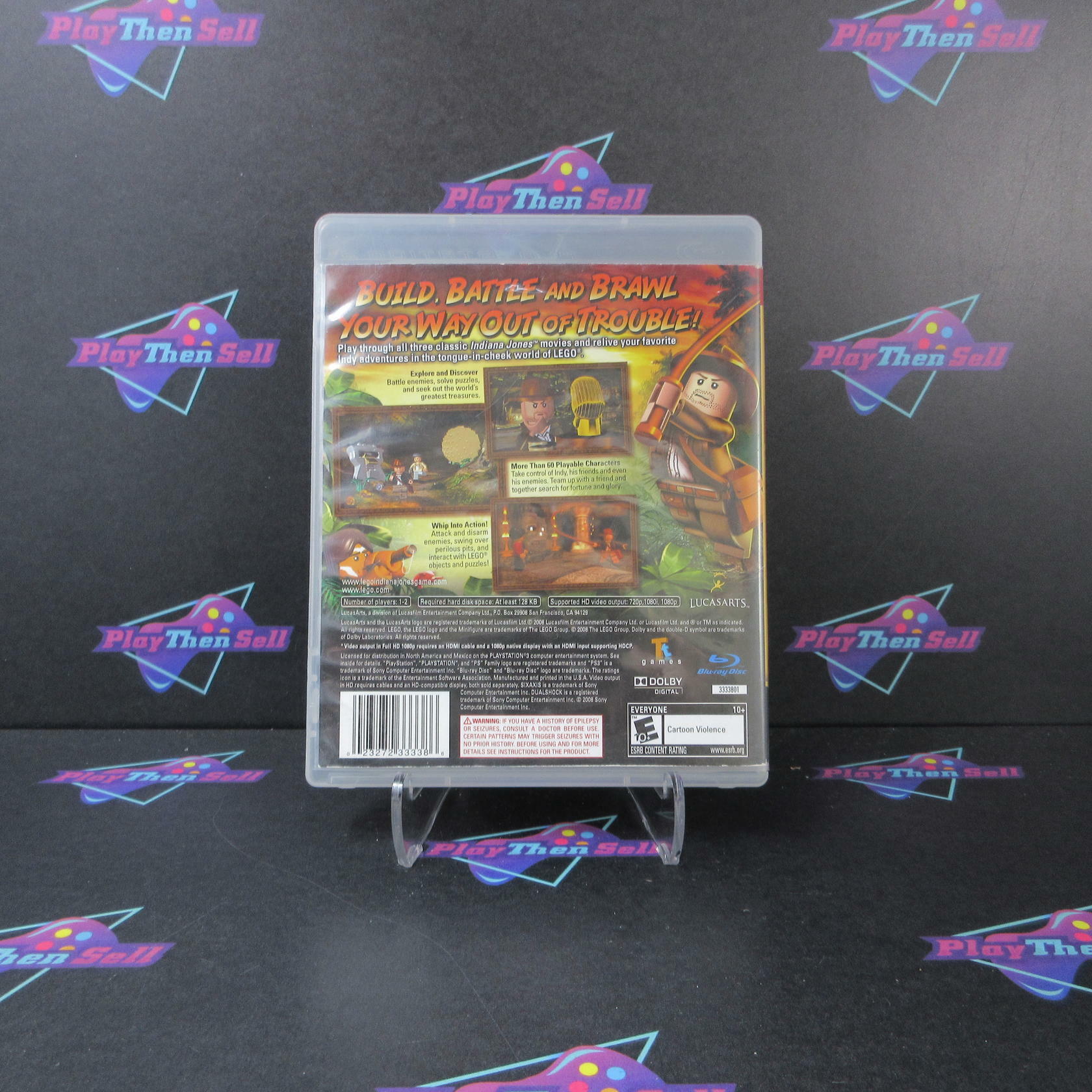 Lego Indiana Jones The Original Adventures PS3 AD/NM - Very Good