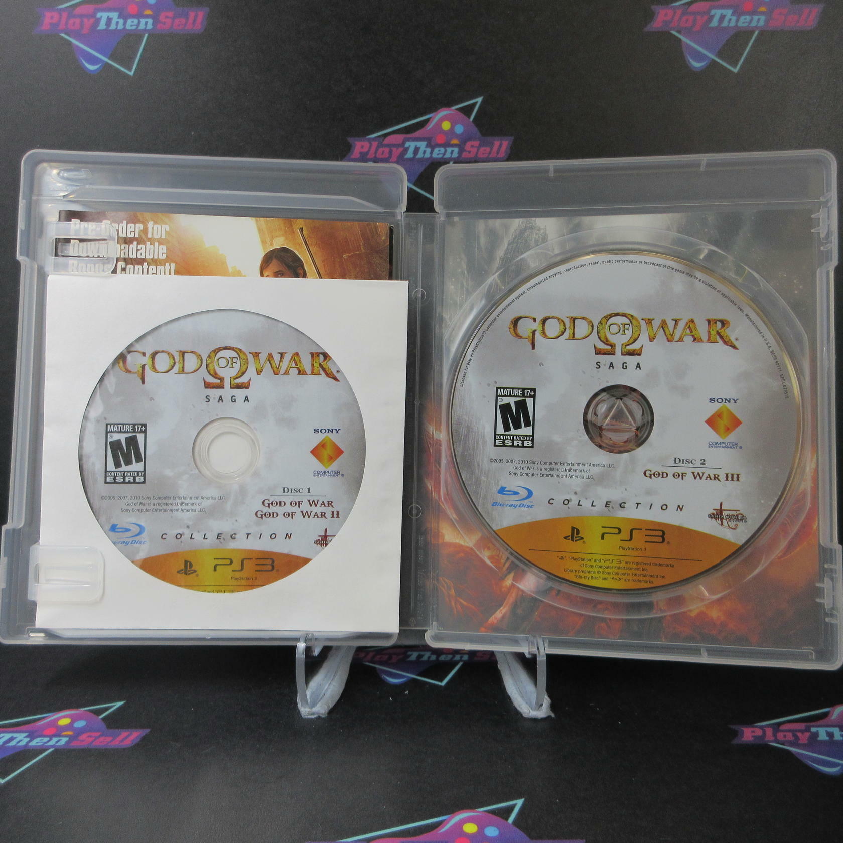 God of War Saga PS3 PlayStation 3 AD Complete CIB - Very Good