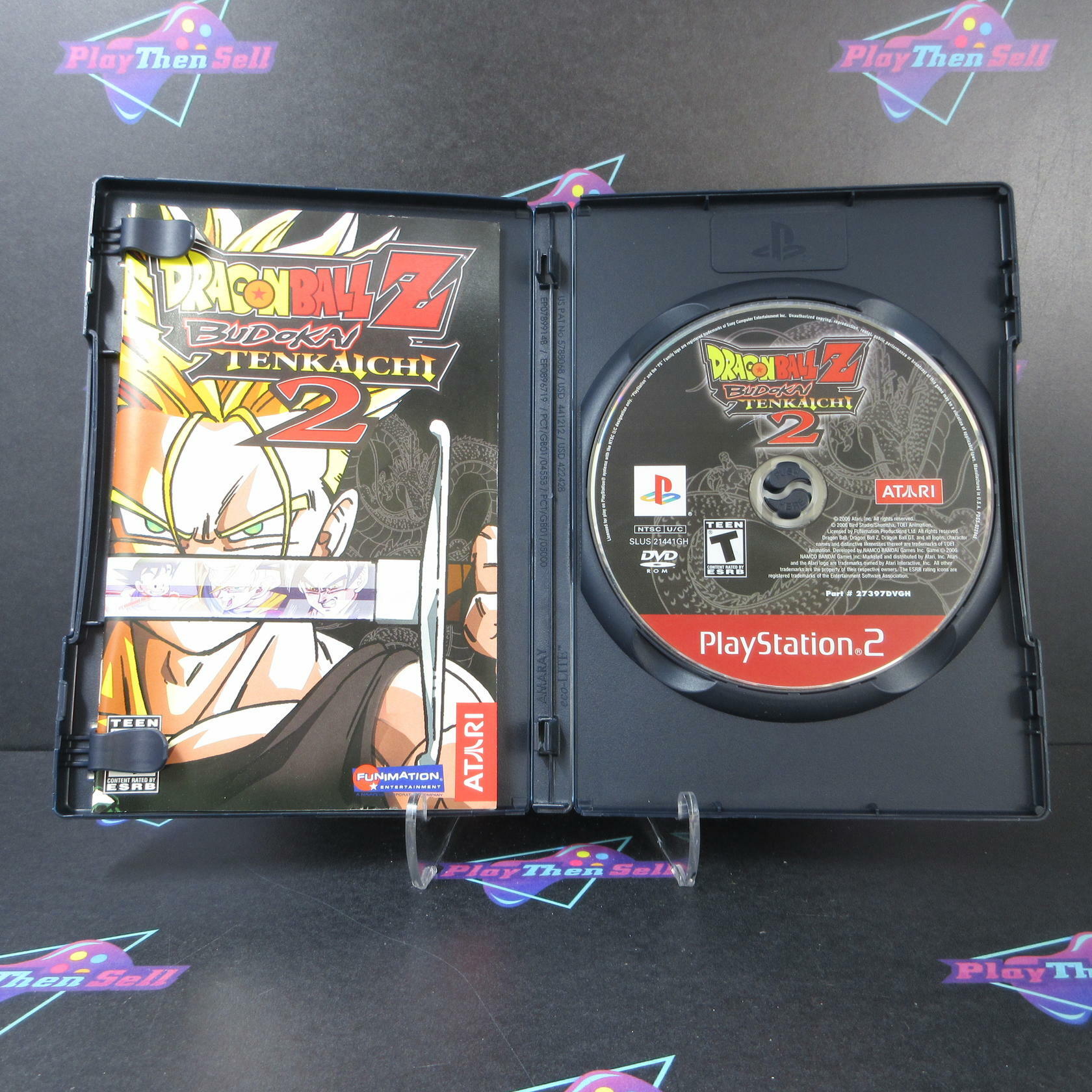 Dragonball Z Budokai Tenkaichi 2 PS2 PlayStation 2 GH - Like New