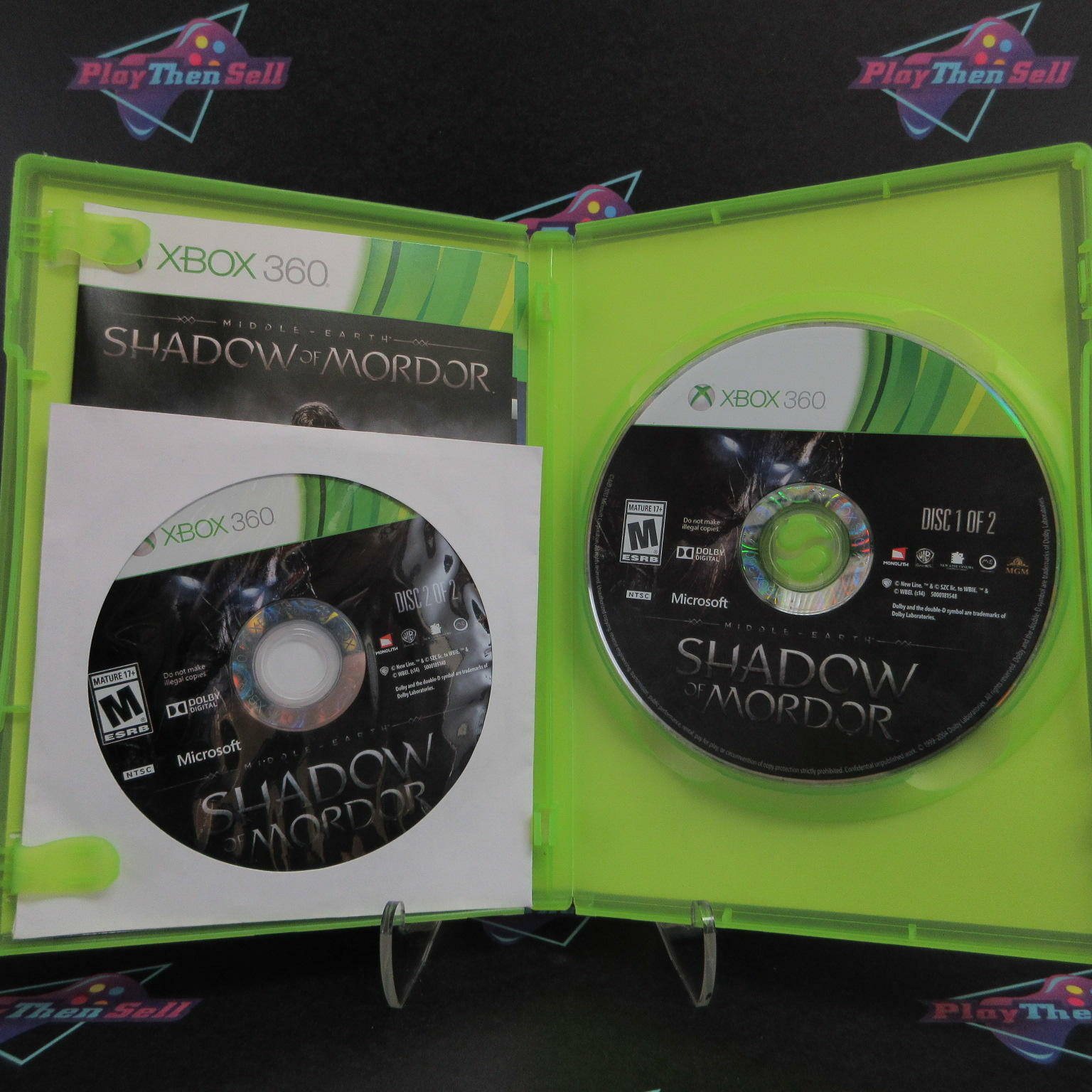 Middle Earth Shadow of Mordor Xbox 360 - Like New