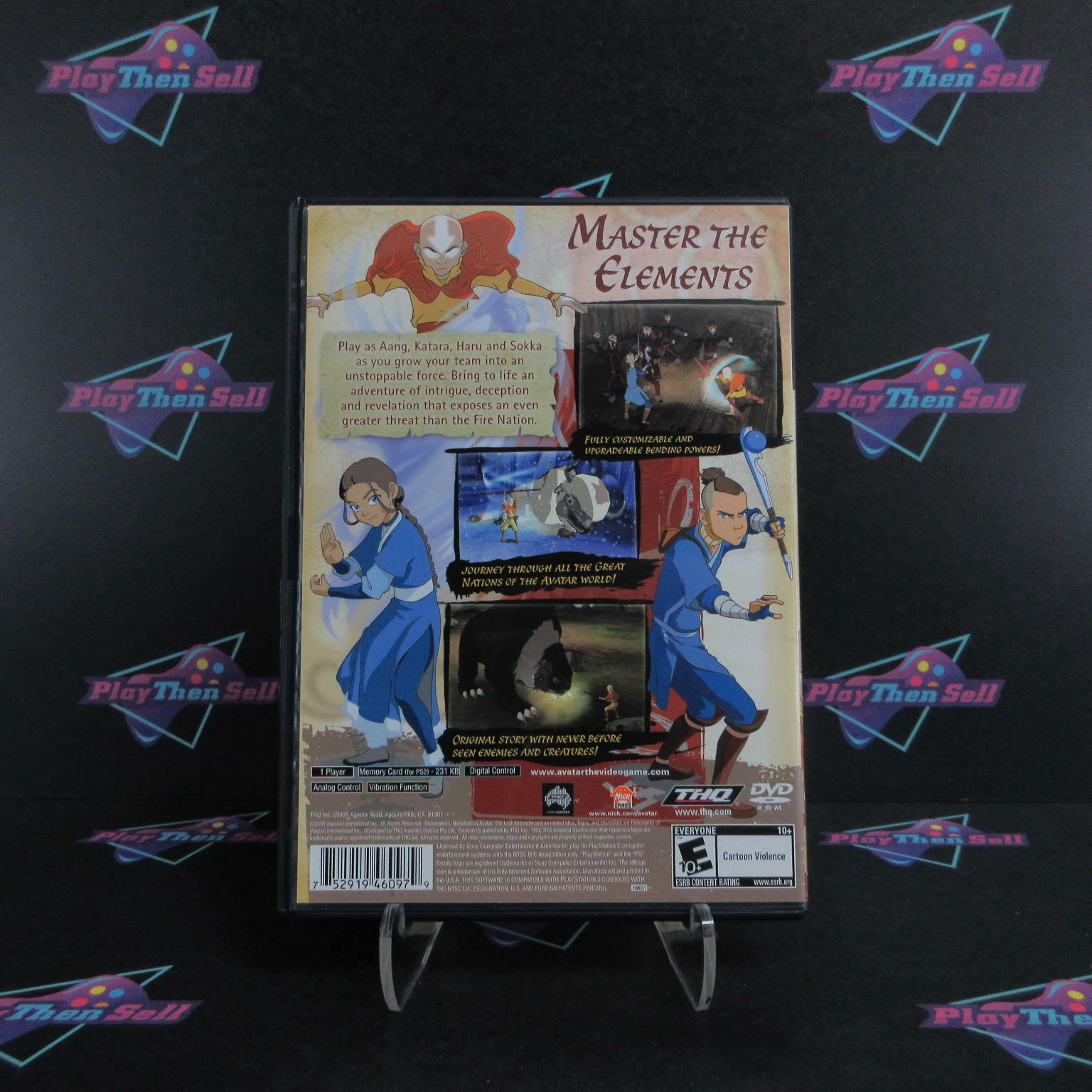 Avatar The Last Airbender PS2 PlayStation 2 - Like New