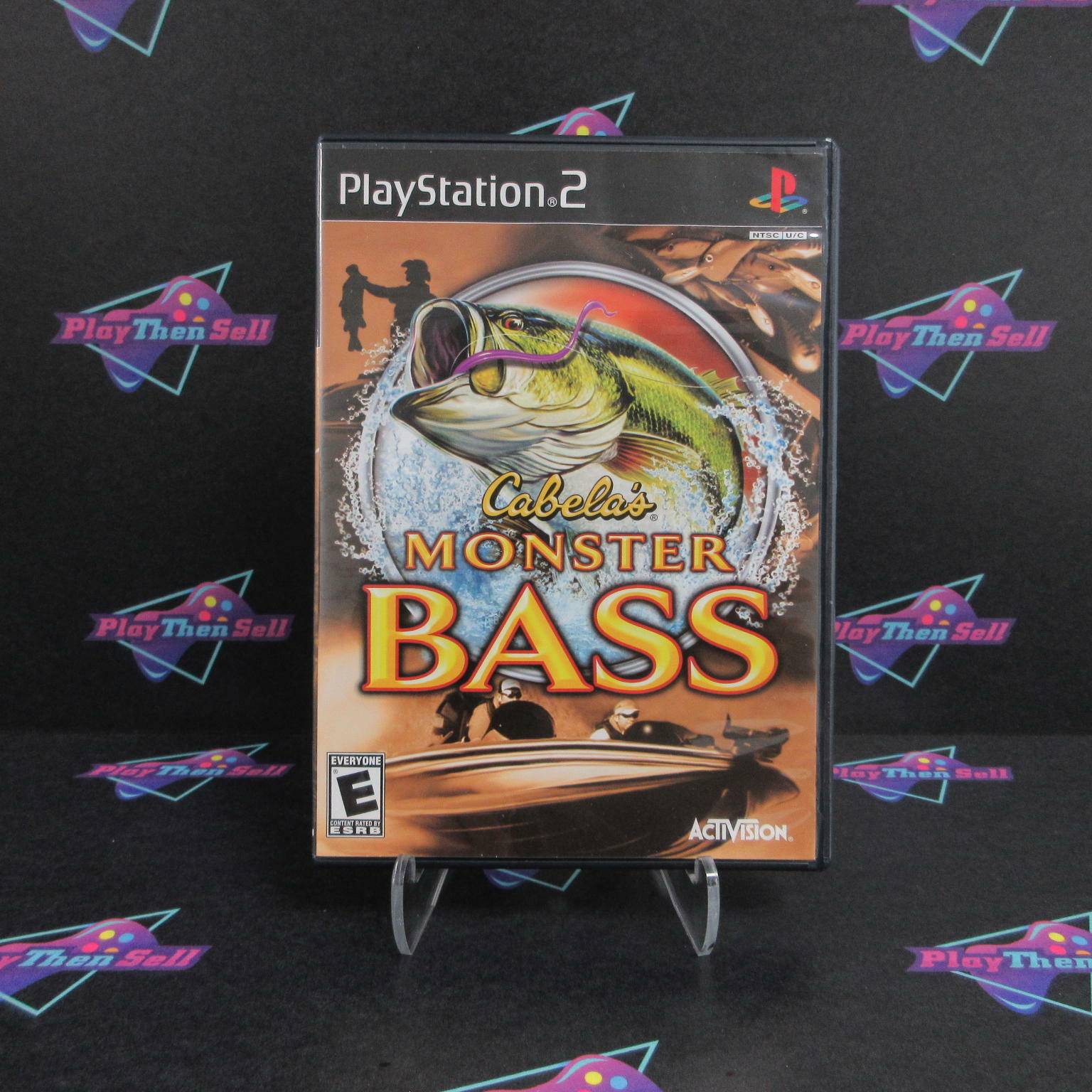 Cabela's Monster Bass PS2 PlayStation 2 - Like New