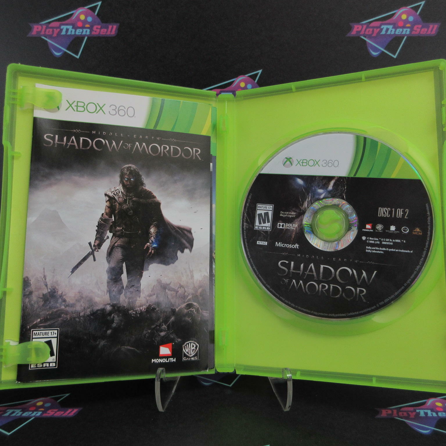 Middle Earth Shadow of Mordor Xbox 360 - Like New
