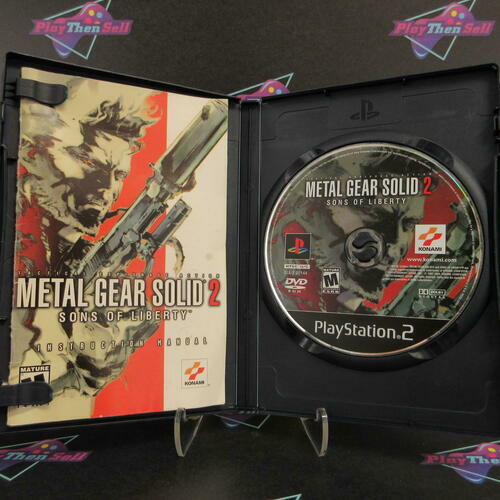 Metal Gear Solid 2 Sons of Liberty PS2 PlayStation 2 - Like New