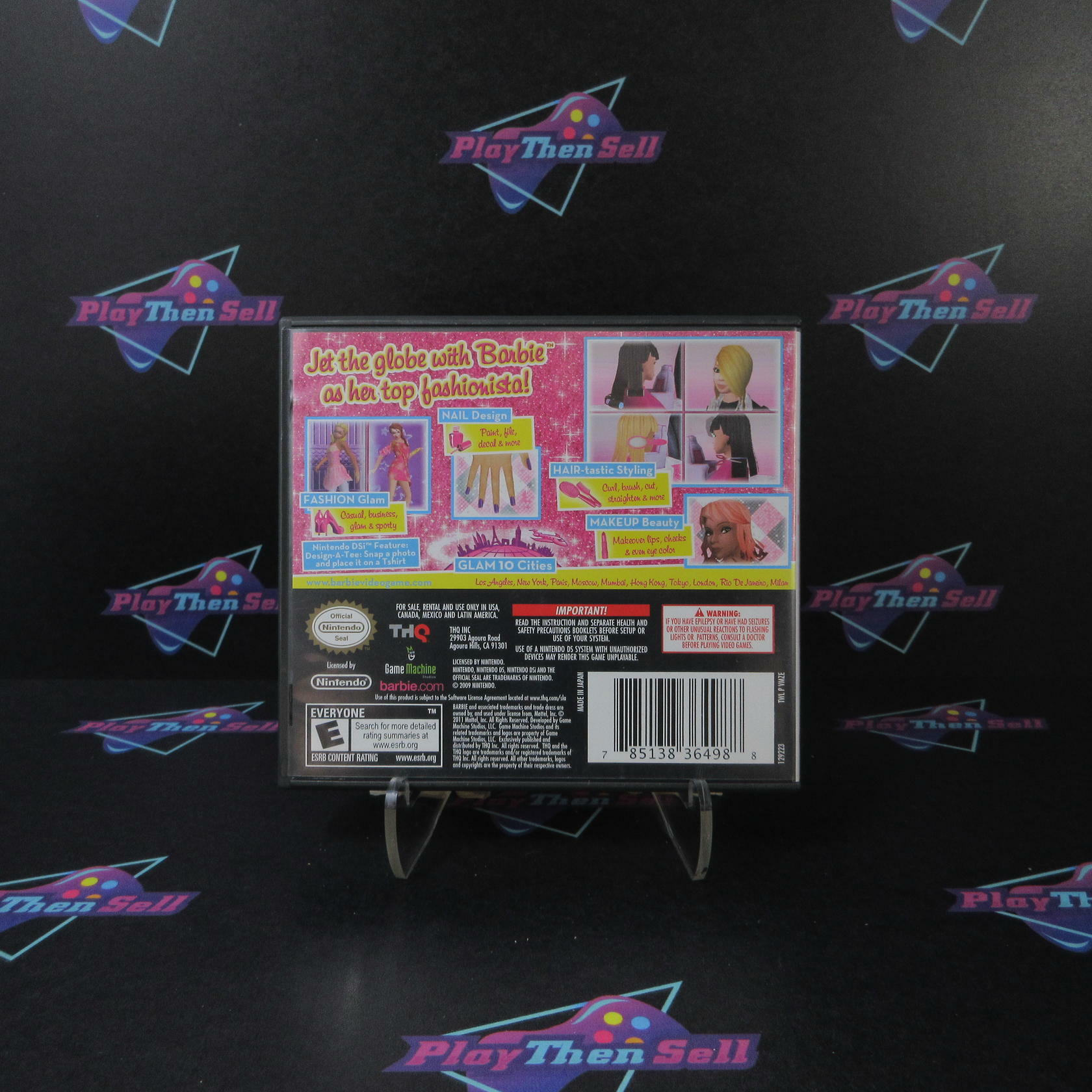 Barbie Jet, Set & Style Nintendo DS - Like New