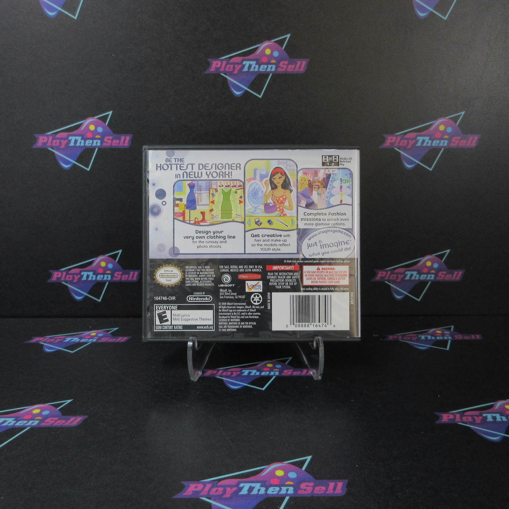 Imagine Fashion Designer New York Nintendo DS - Like New