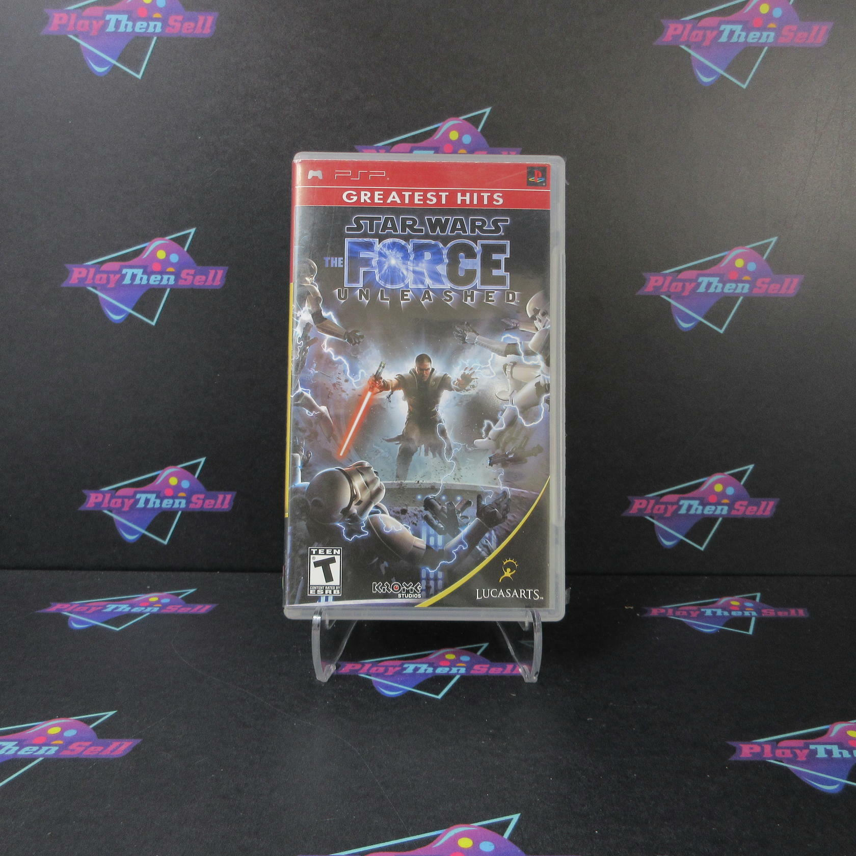 Star Wars The Force Unleashed GH Clear UMD Sony PSP AD/NM - Very Good