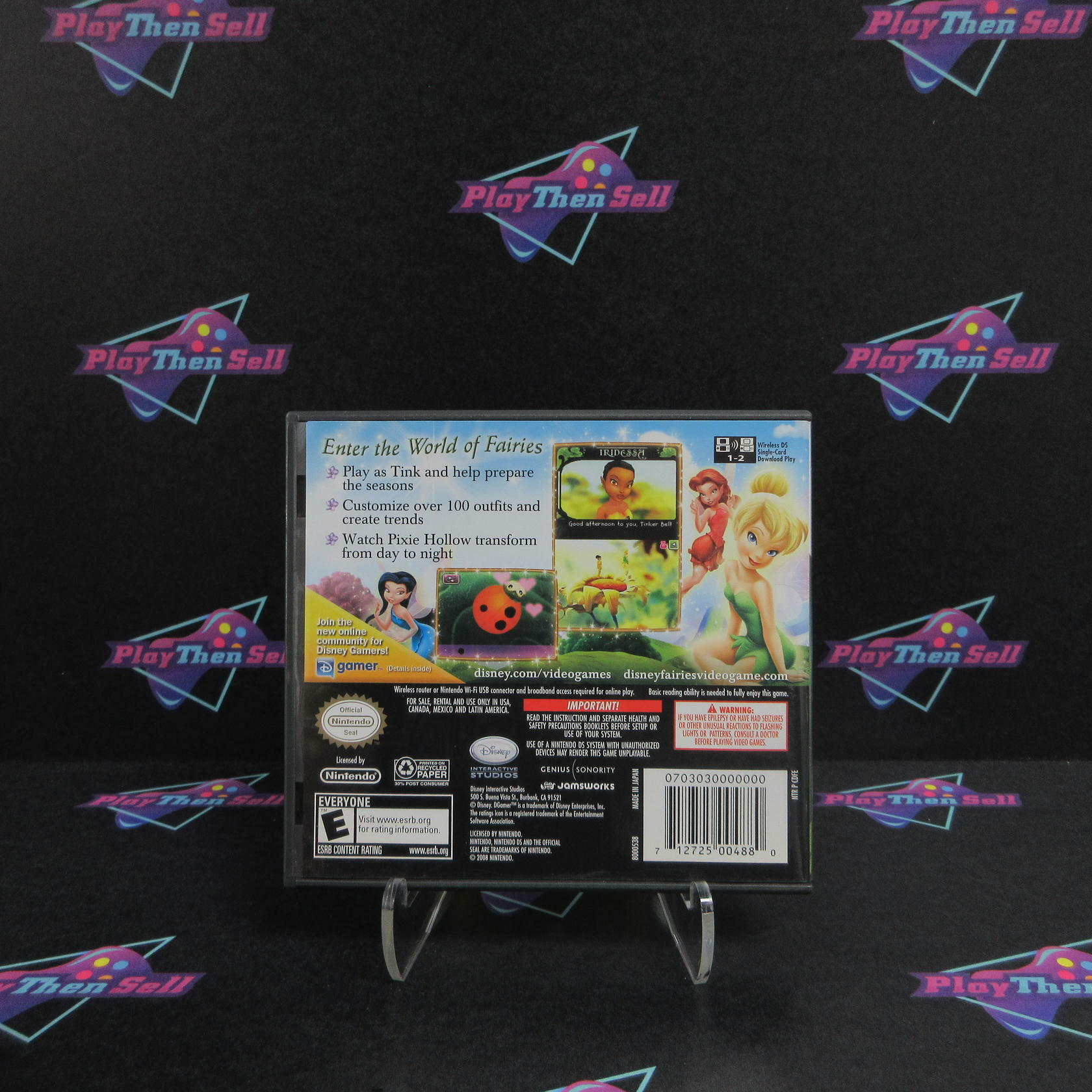 Disney Fairies Tinker Bell Nintendo DS - Like New