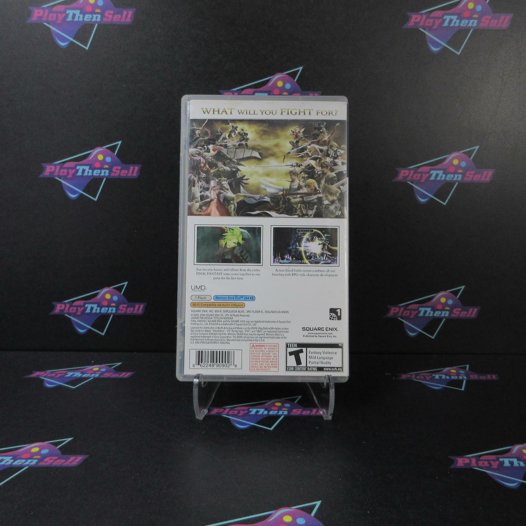 Dissidia Final Fantasy Sony PSP AD Complete CIB - Very Good