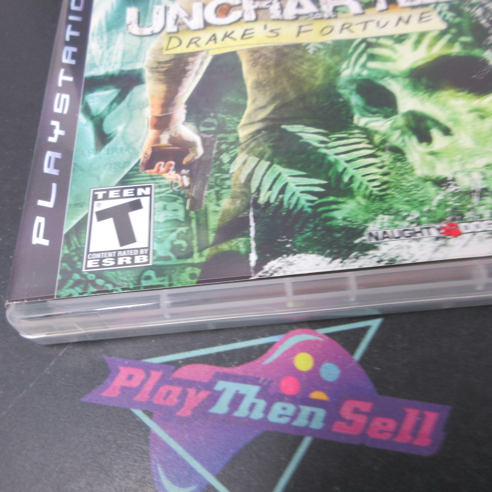 Uncharted Drake's Fortune + Reg Card PS3 PlayStation 3 AD/MD Complete CIB - Very Good