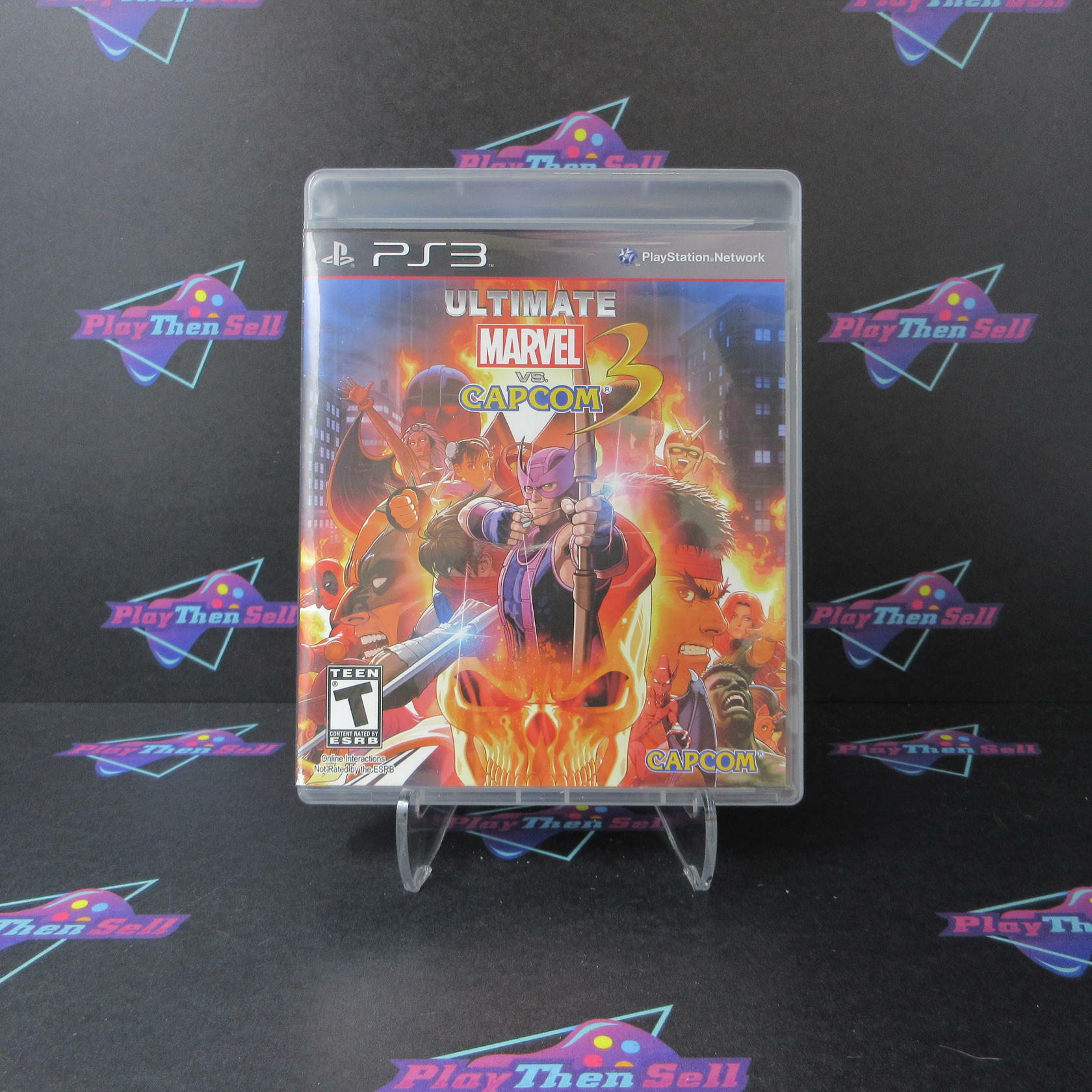 Ultimate Marvel Vs Capcom 3 PS3 PlayStation 3 AD Complete CIB - Very Good