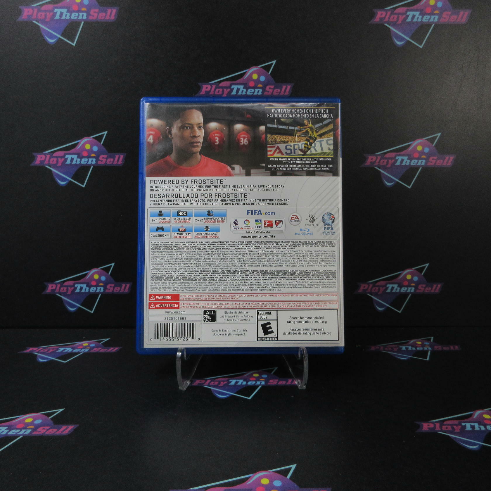 FIFA 17 PS4 PlayStation 4 AD Complete CIB - Very Good