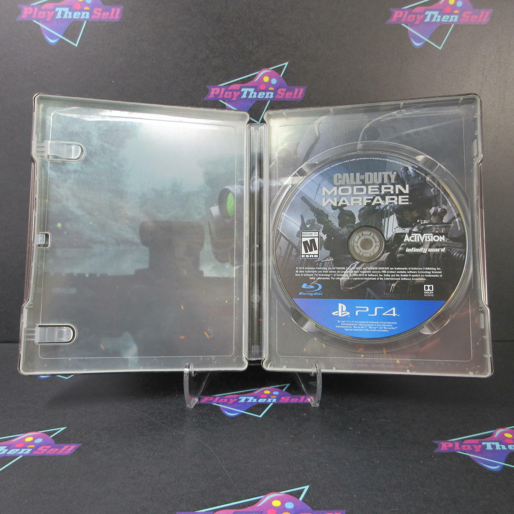 Call of Duty Modern Warfare Dark Edition Steelbook PS4 PlayStation 4 CS - Very Good