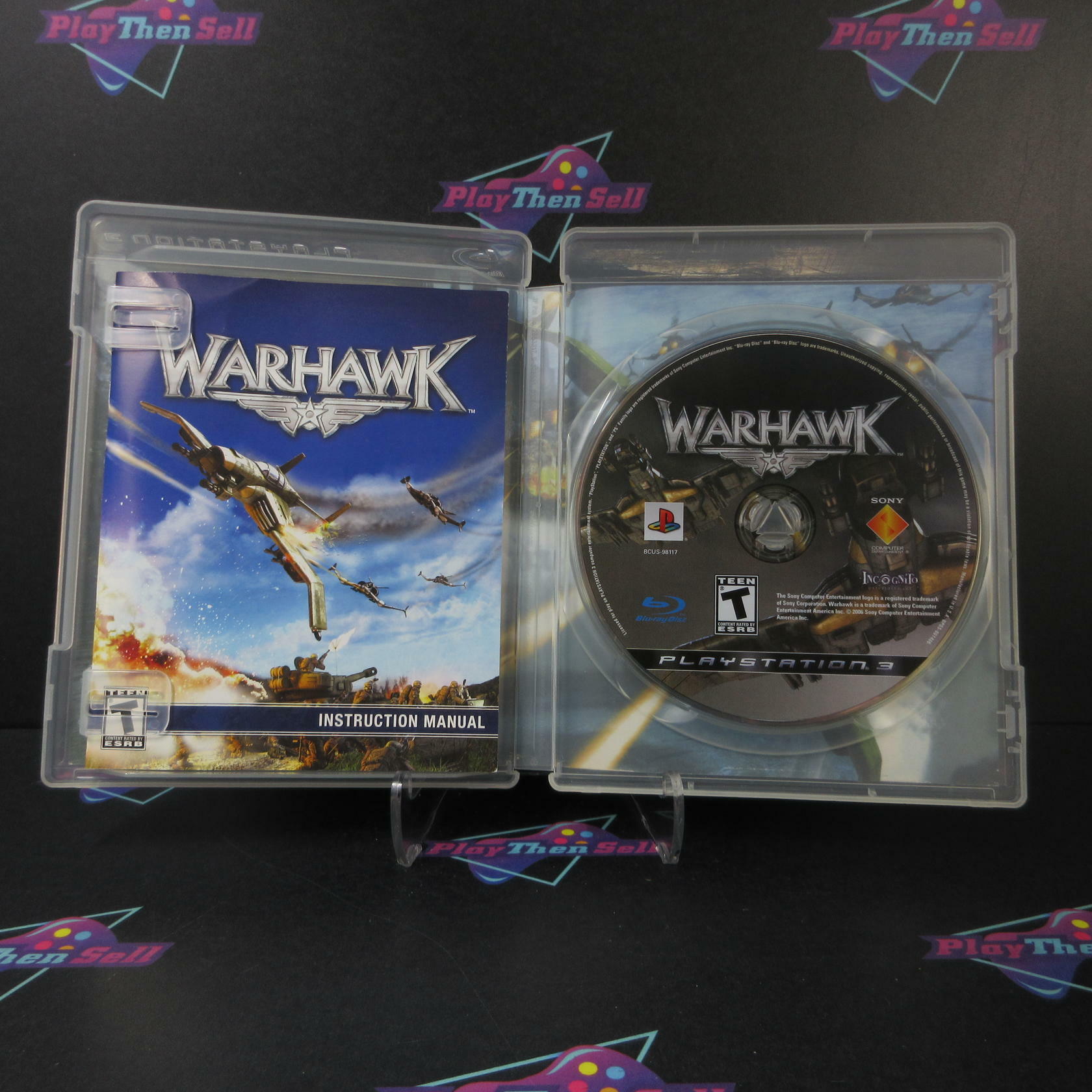 Warhawk PS3 PlayStation 3 AD Complete CIB - Very Good