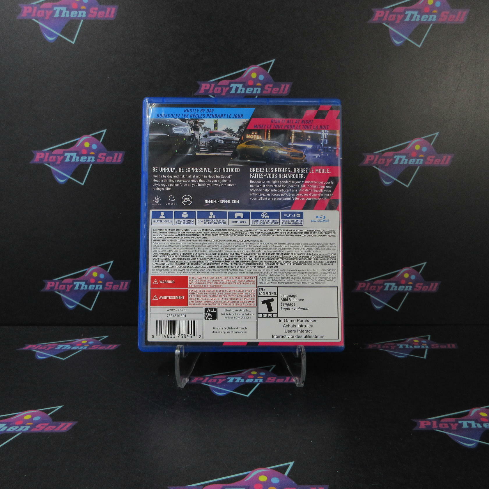 Need for Speed Heat PS4 PlayStation 4 AD Complete CIB - Very Good