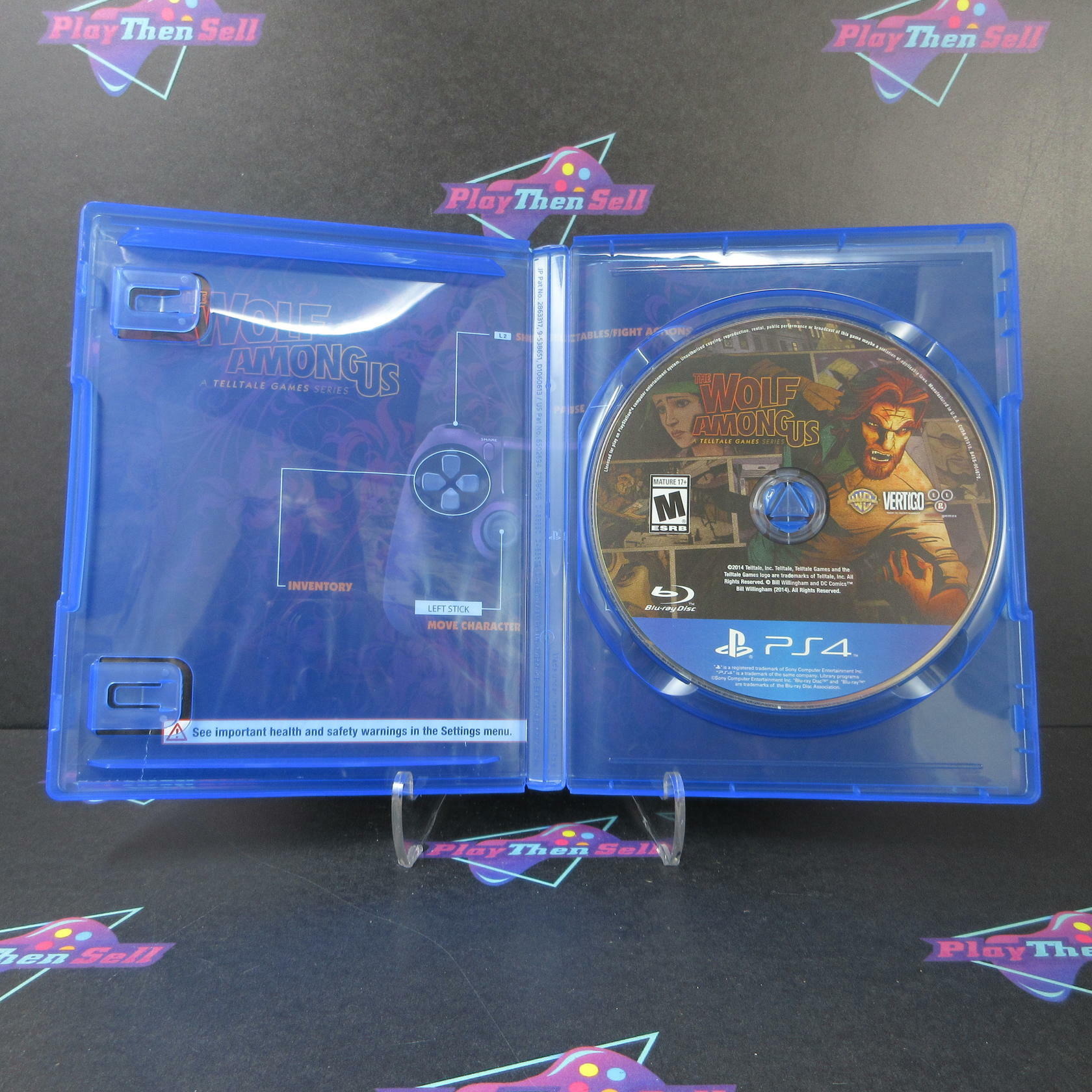 The Wolf Among Us PS4 PlayStation 4 AD Complete CIB - Very Good