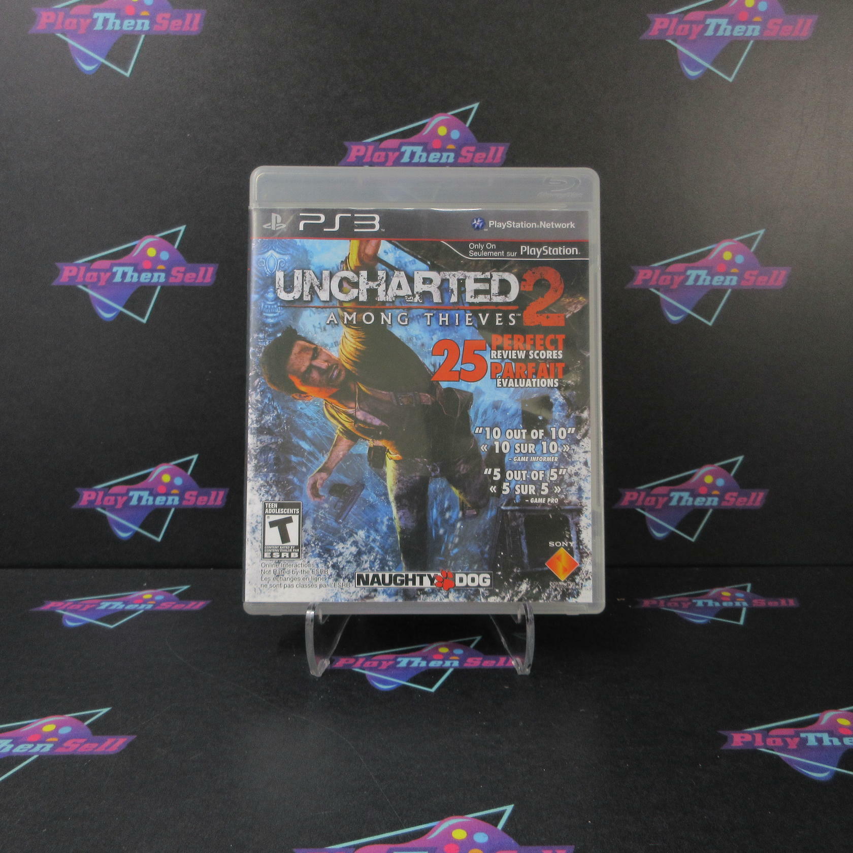 Uncharted 2 Among Thieves PS3 PlayStation 3 MD Complete CIB - Very Good