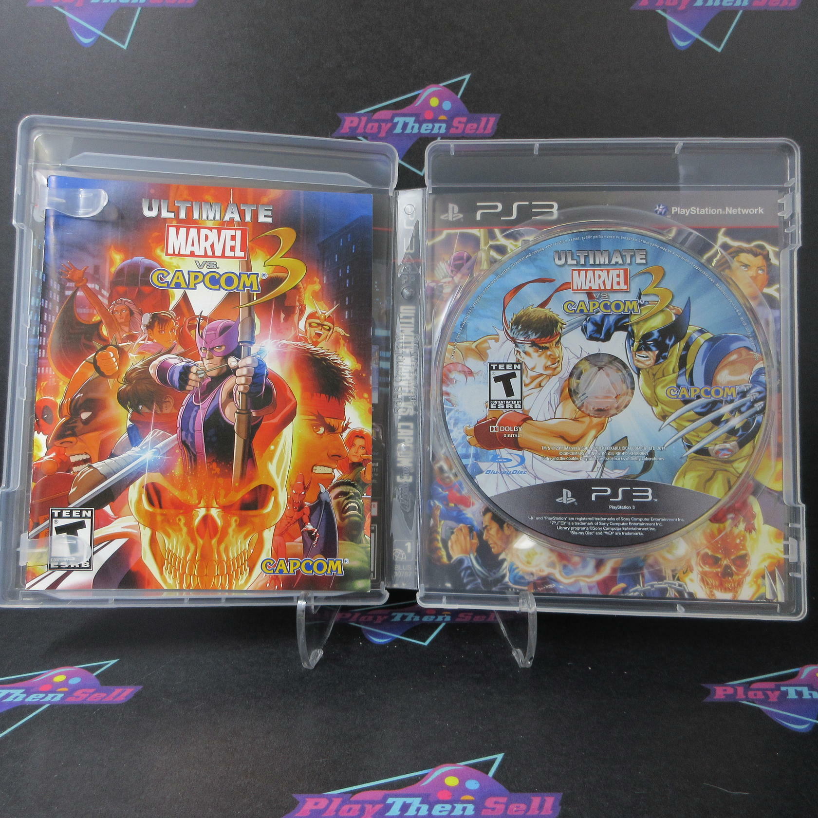 Ultimate Marvel Vs Capcom 3 PS3 PlayStation 3 AD Complete CIB - Very Good