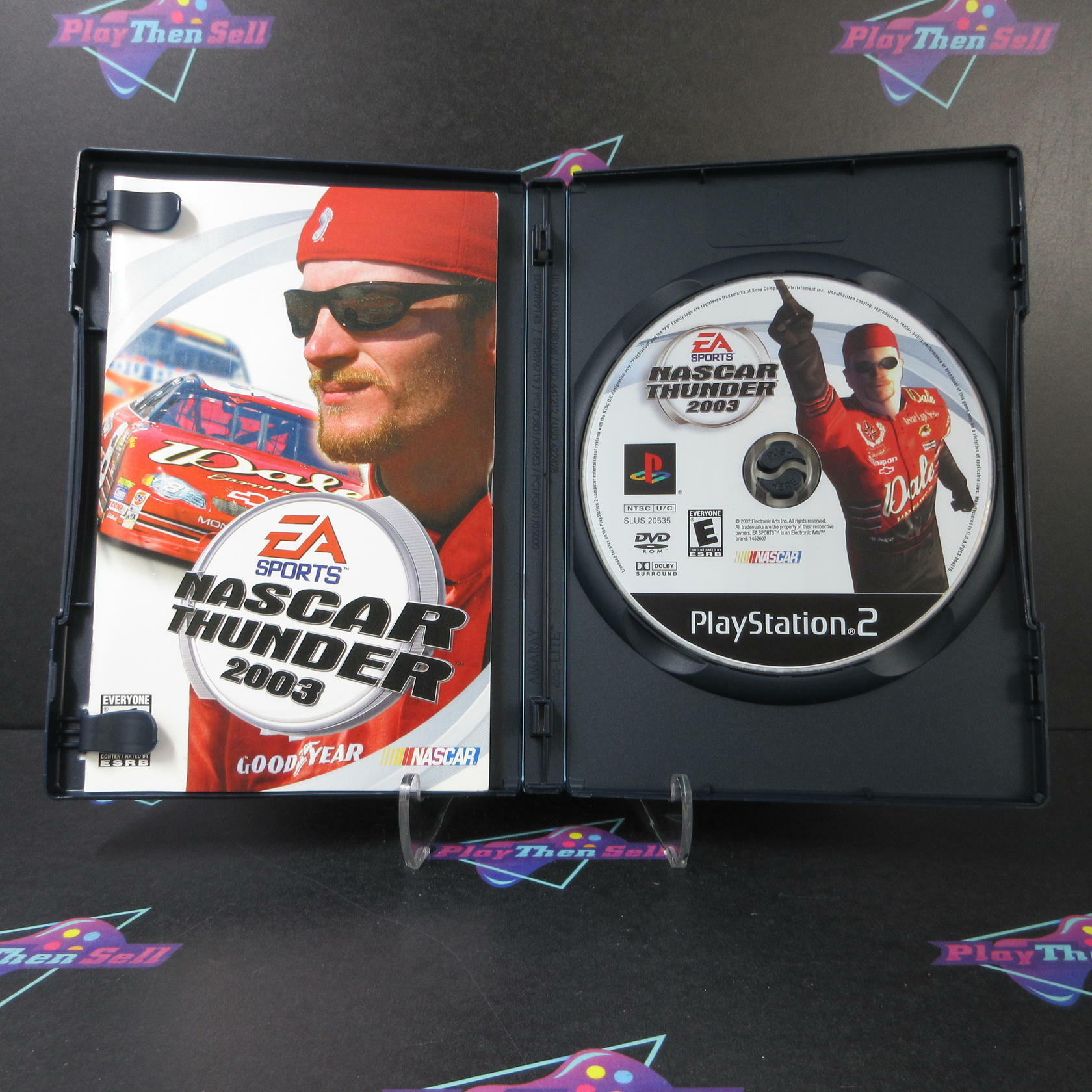 NASCAR Thunder 2003 PS2 PlayStation 2 AD Complete CIB - Very Good