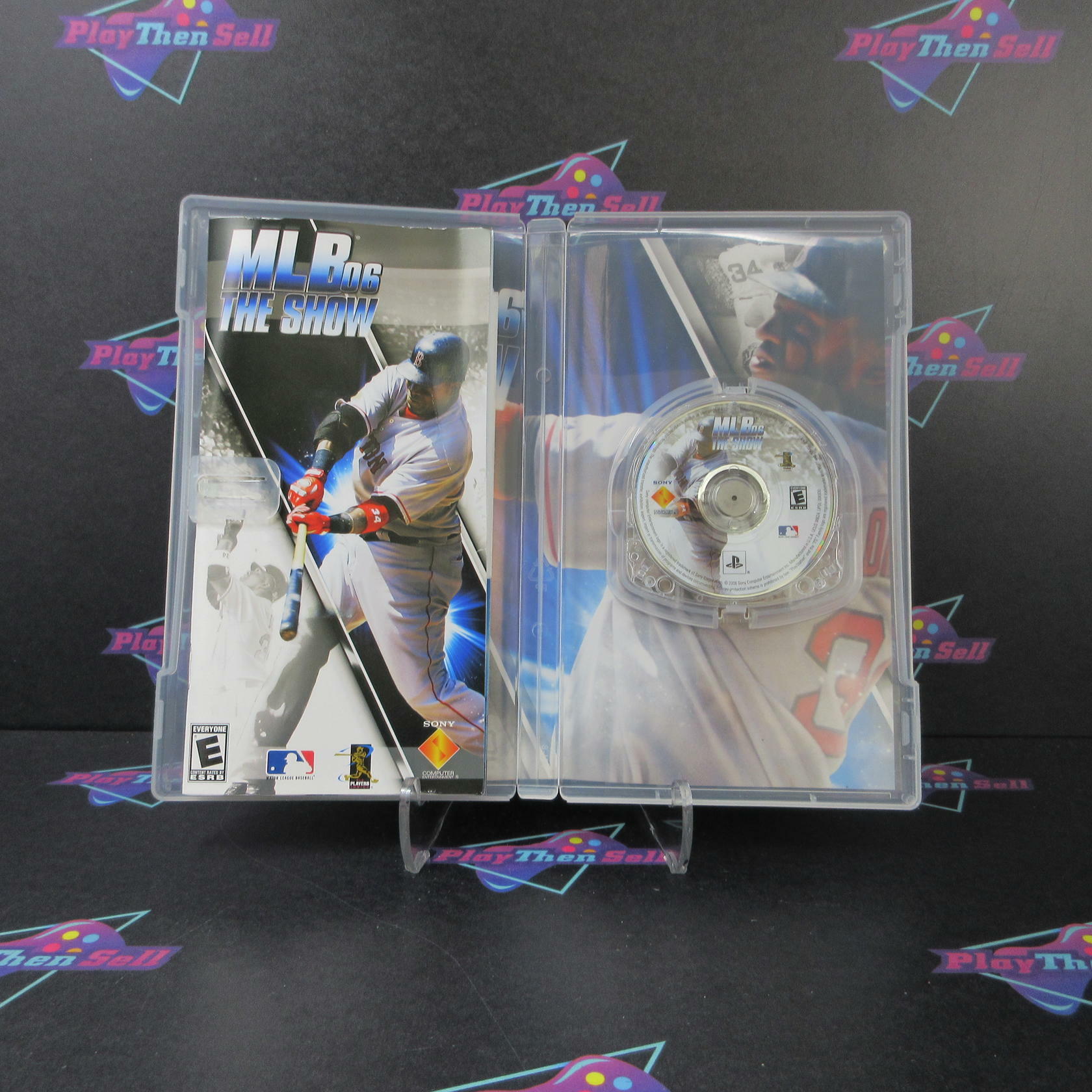 MLB 06 The Show Clear UMD + Reg Card Sony PSP AD/MD Complete CIB - Very Good