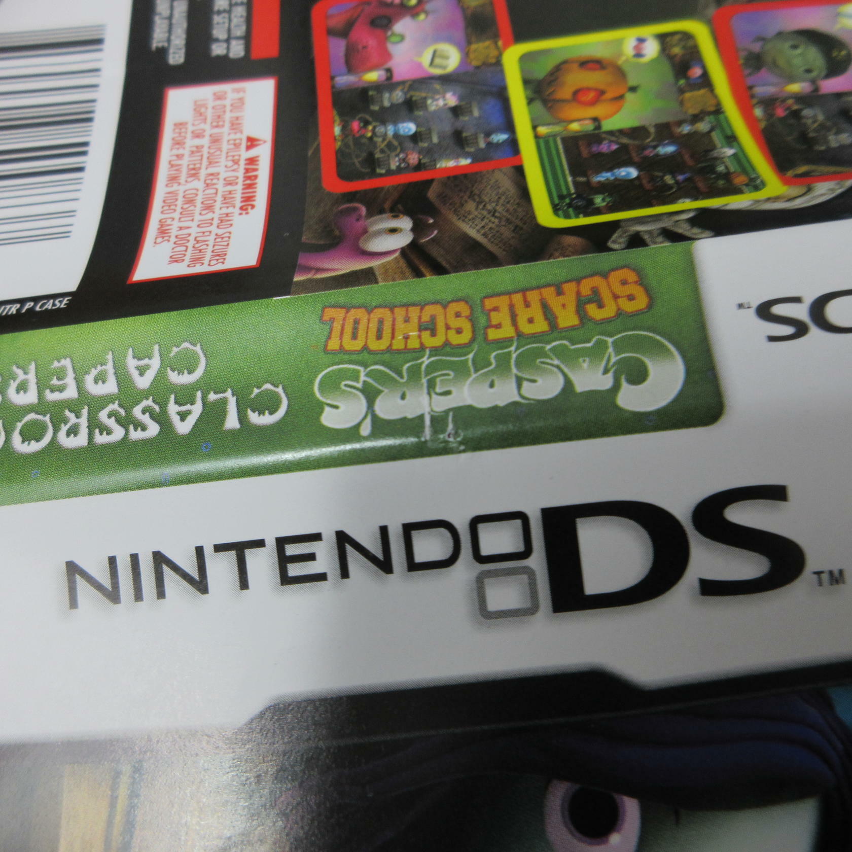 Casper's Scare School Classroom Capers Nintendo DS AD Complete CIB - Very Good