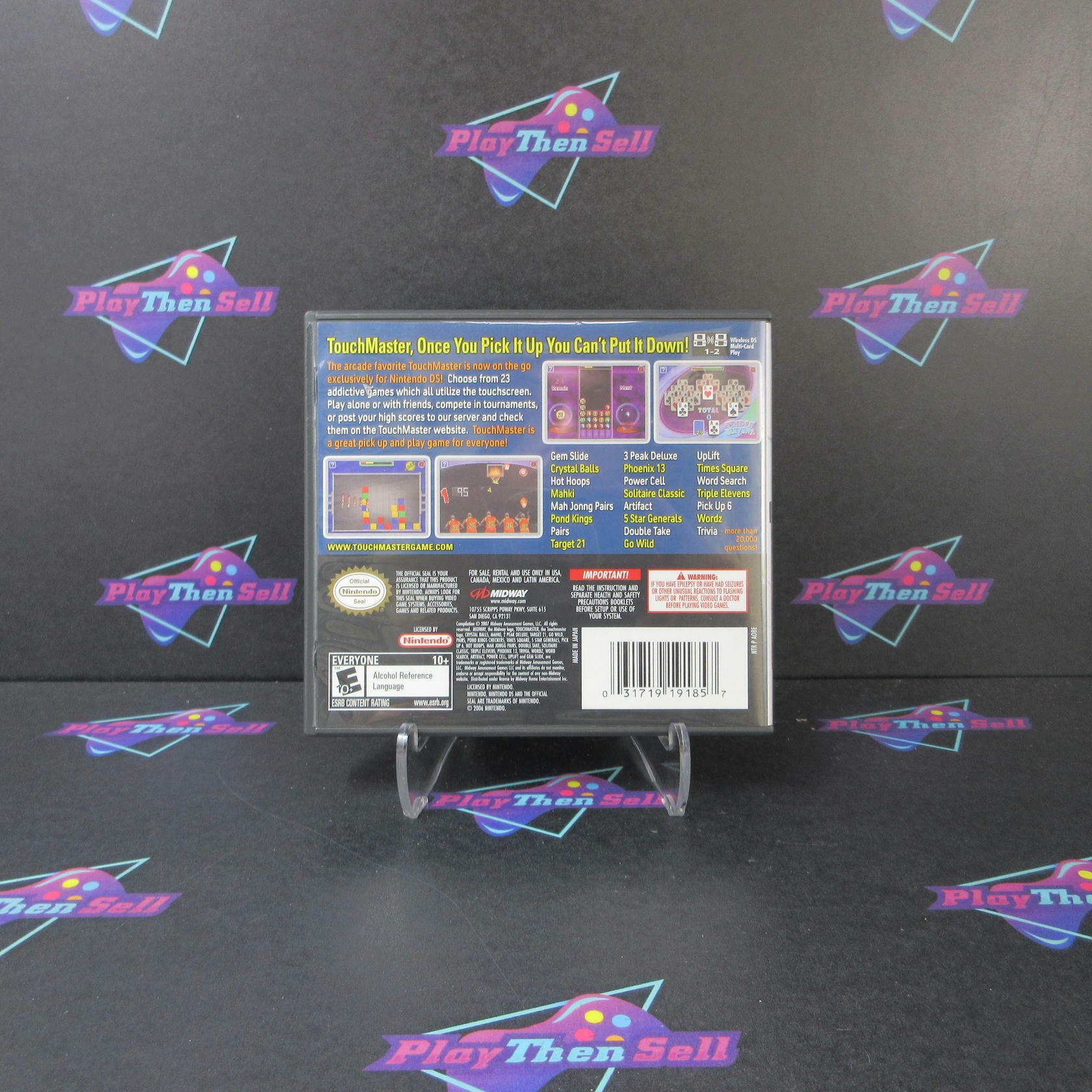 Touchmaster Nintendo DS AD Complete CIB - Very Good