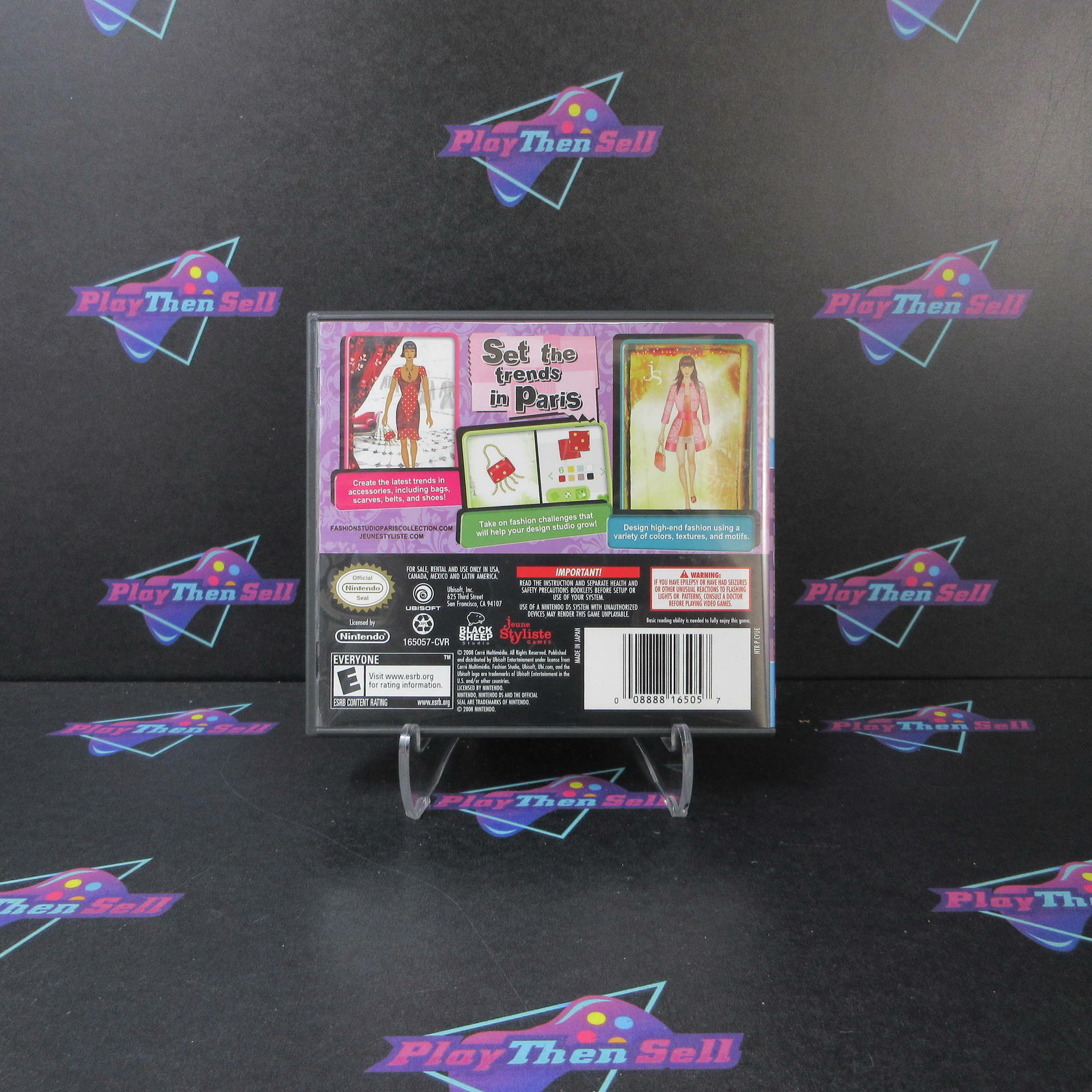 Fashion Studio Paris Nintendo DS MD Complete CIB - Very Good
