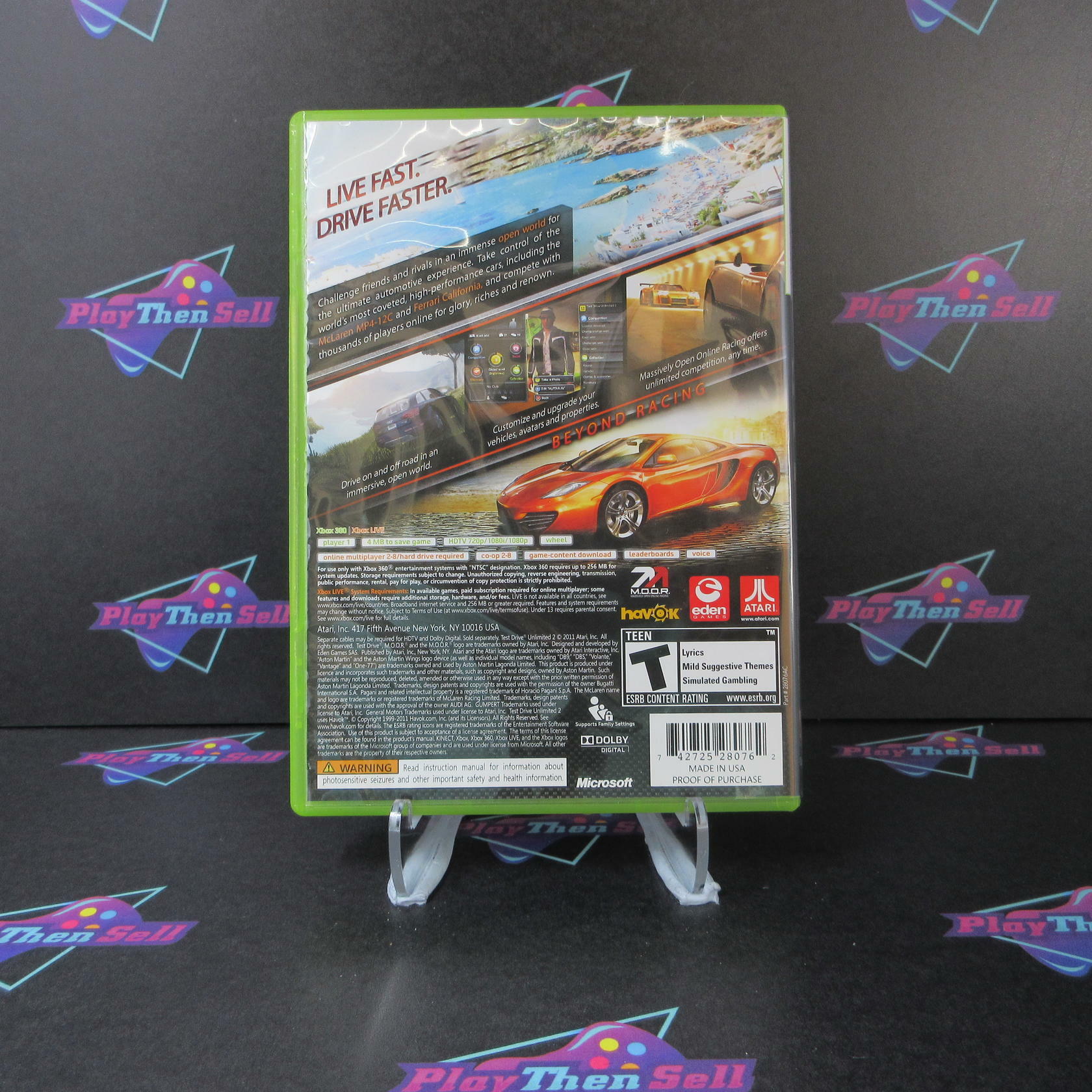 Test Drive Unlimited 2 Xbox 360 - Like New