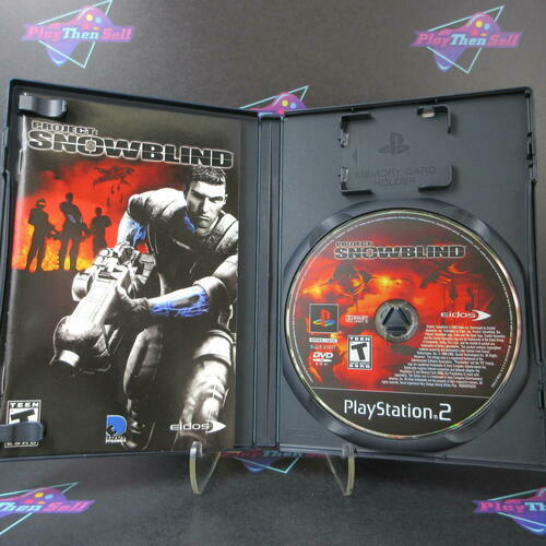 Project Snowblind PS2 PlayStation 2 + Reg Card - Like New