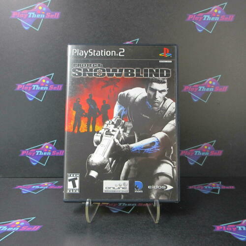 Project Snowblind PS2 PlayStation 2 + Reg Card - Like New