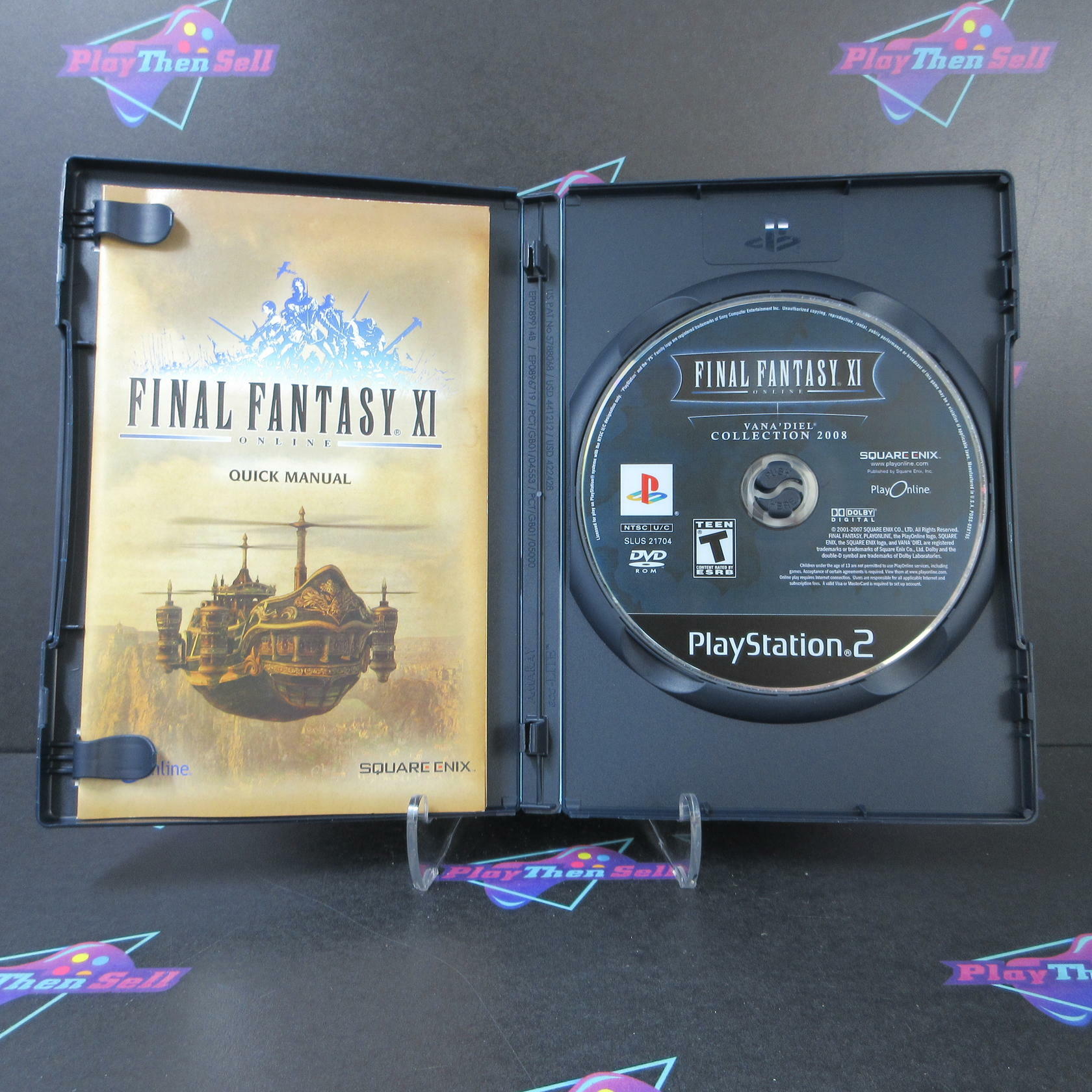 Final Fantasy XI The Vana'diel Collection 2008 PS2 PlayStation 2 - Like New