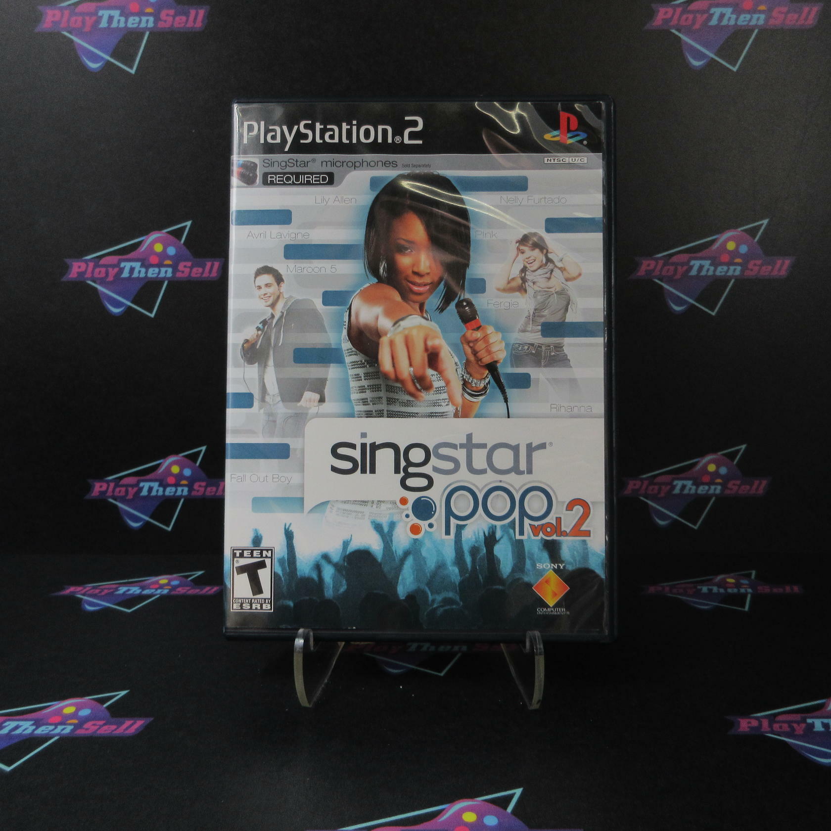 SingStar Pop Vol. 2 PS2 PlayStation 2 + Reg Card - Like New
