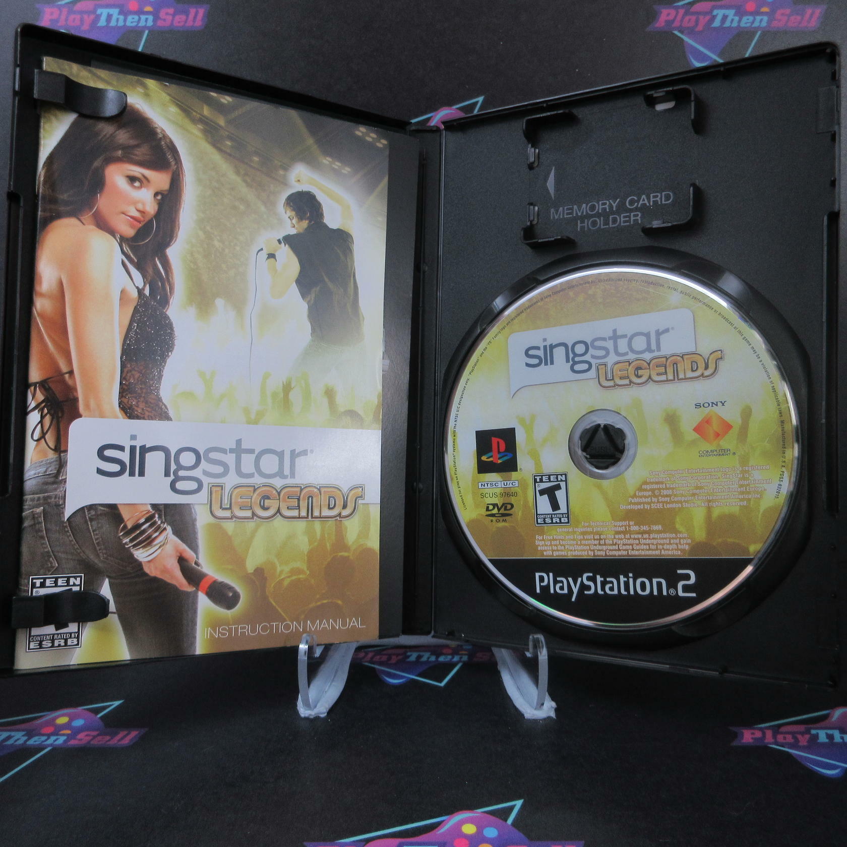 SingStar Legends Software Only PS2 PlayStation 2 + Reg Card - Like New