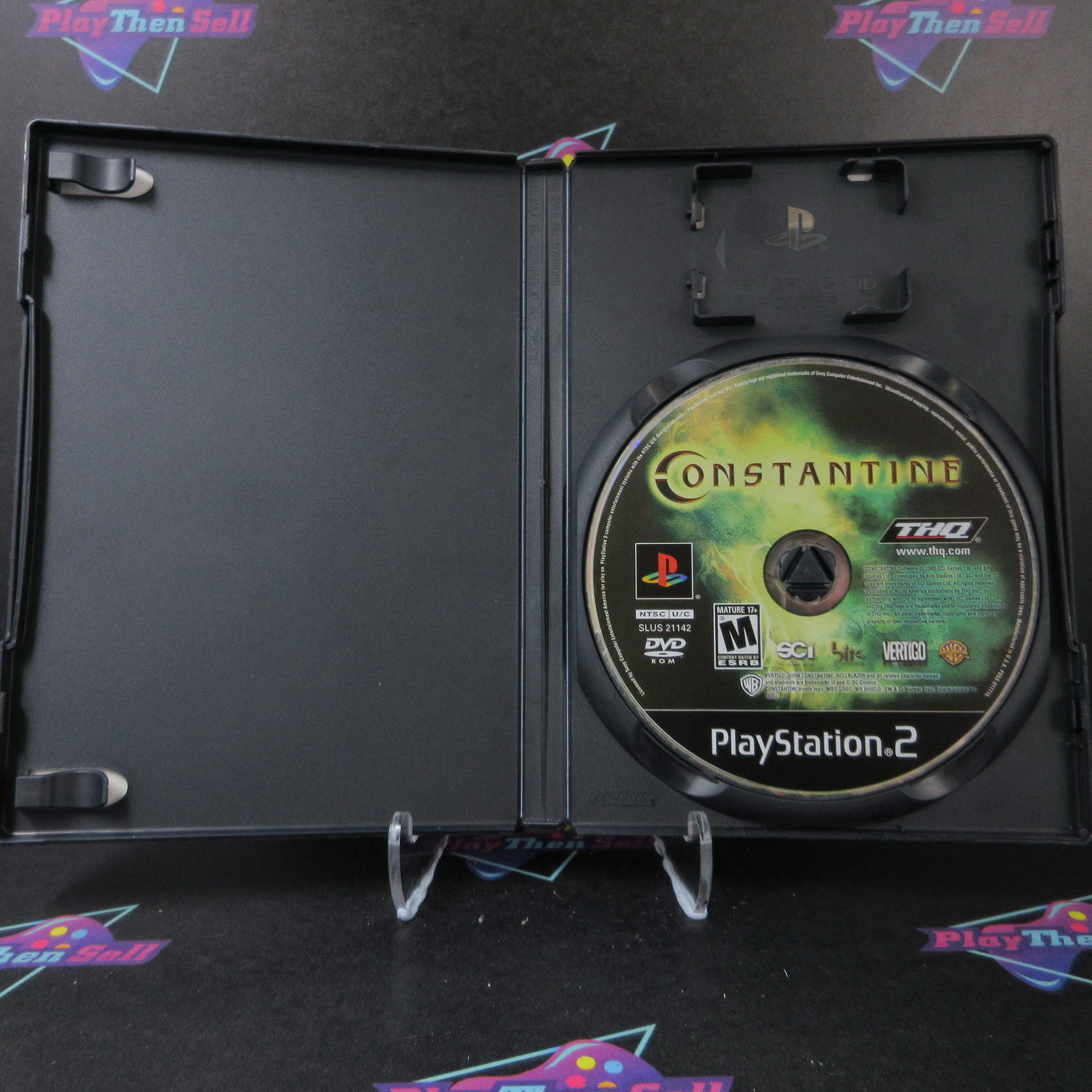 Constantine Rental Art PS2 PlayStation 2 AD/NM - Very Good