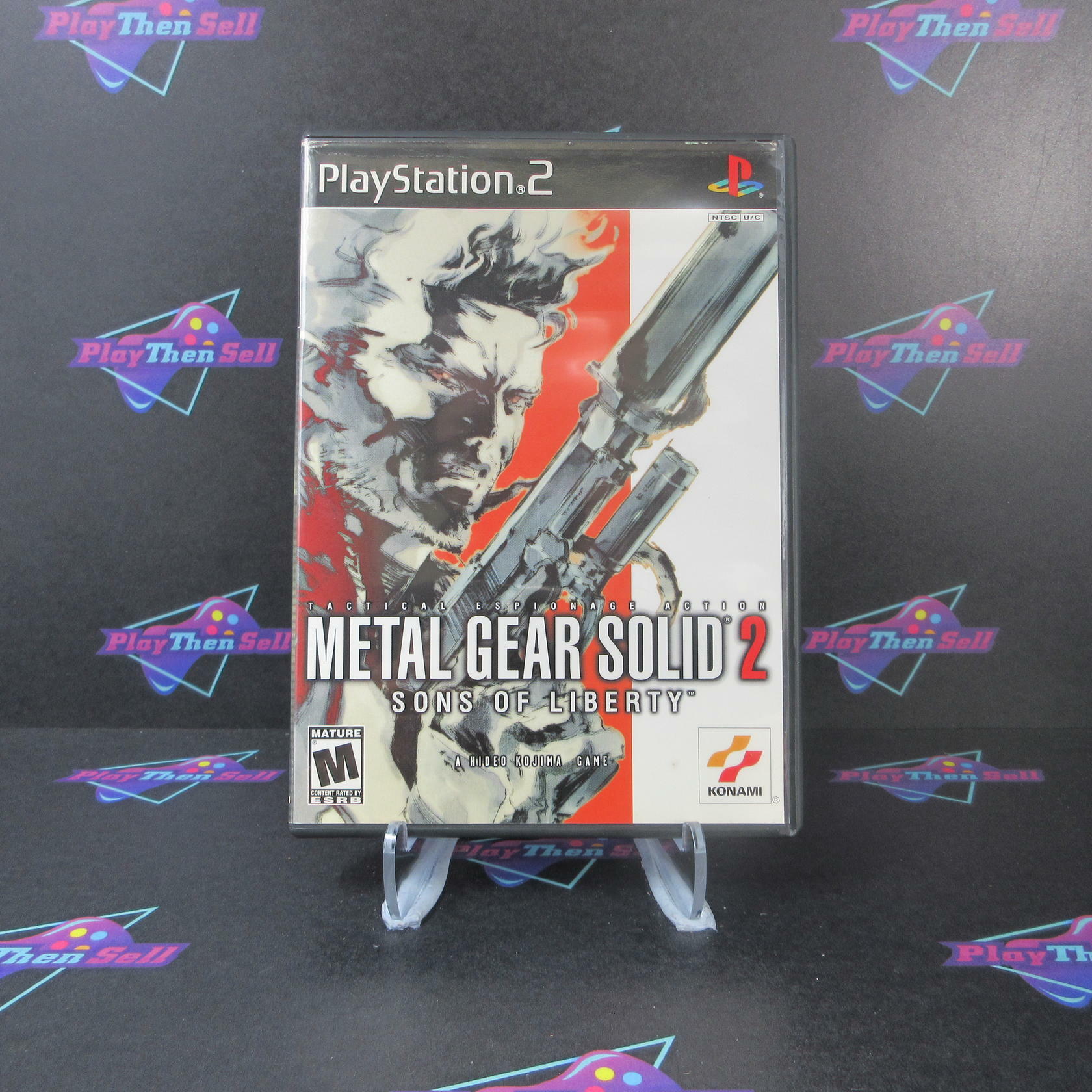 Metal Gear Solid 2 Sons of Liberty PS2 PlayStation 2 - Like New