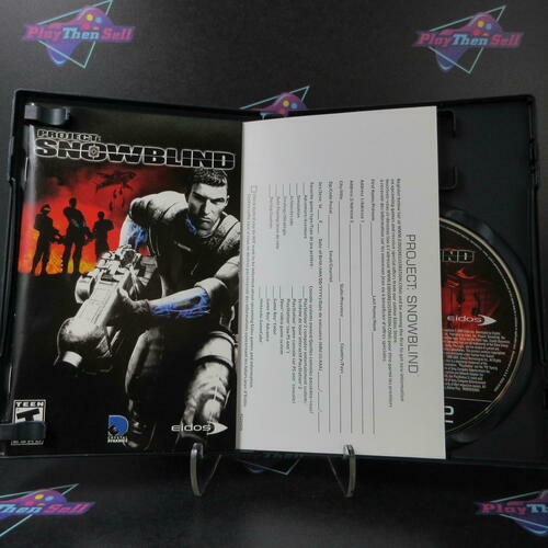 Project Snowblind PS2 PlayStation 2 + Reg Card - Like New