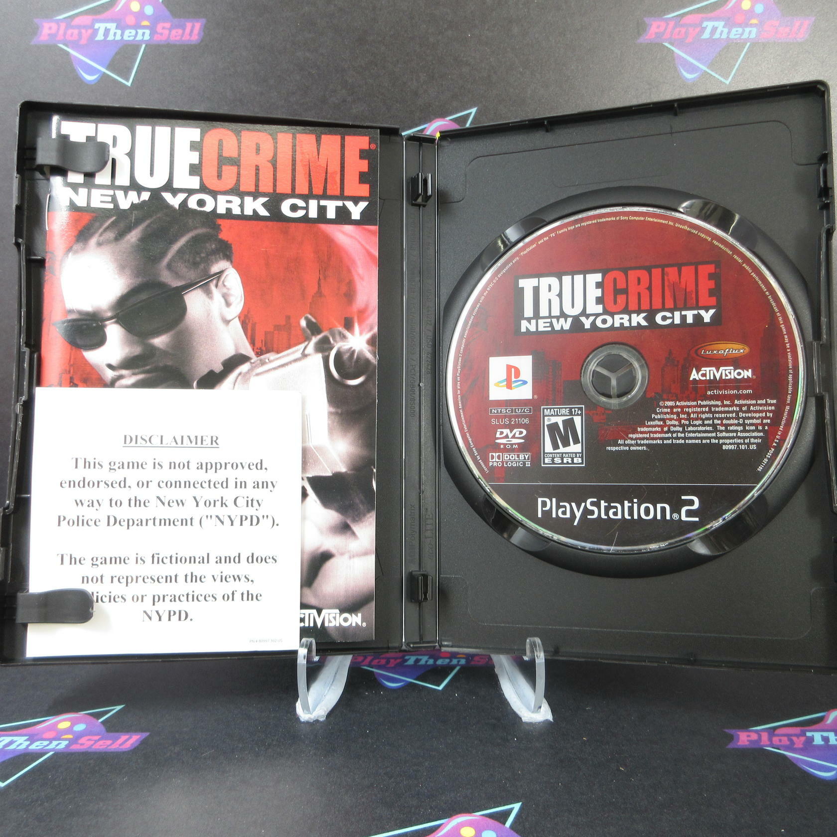 True Crime New York City PS2 PlayStation 2 - Like New