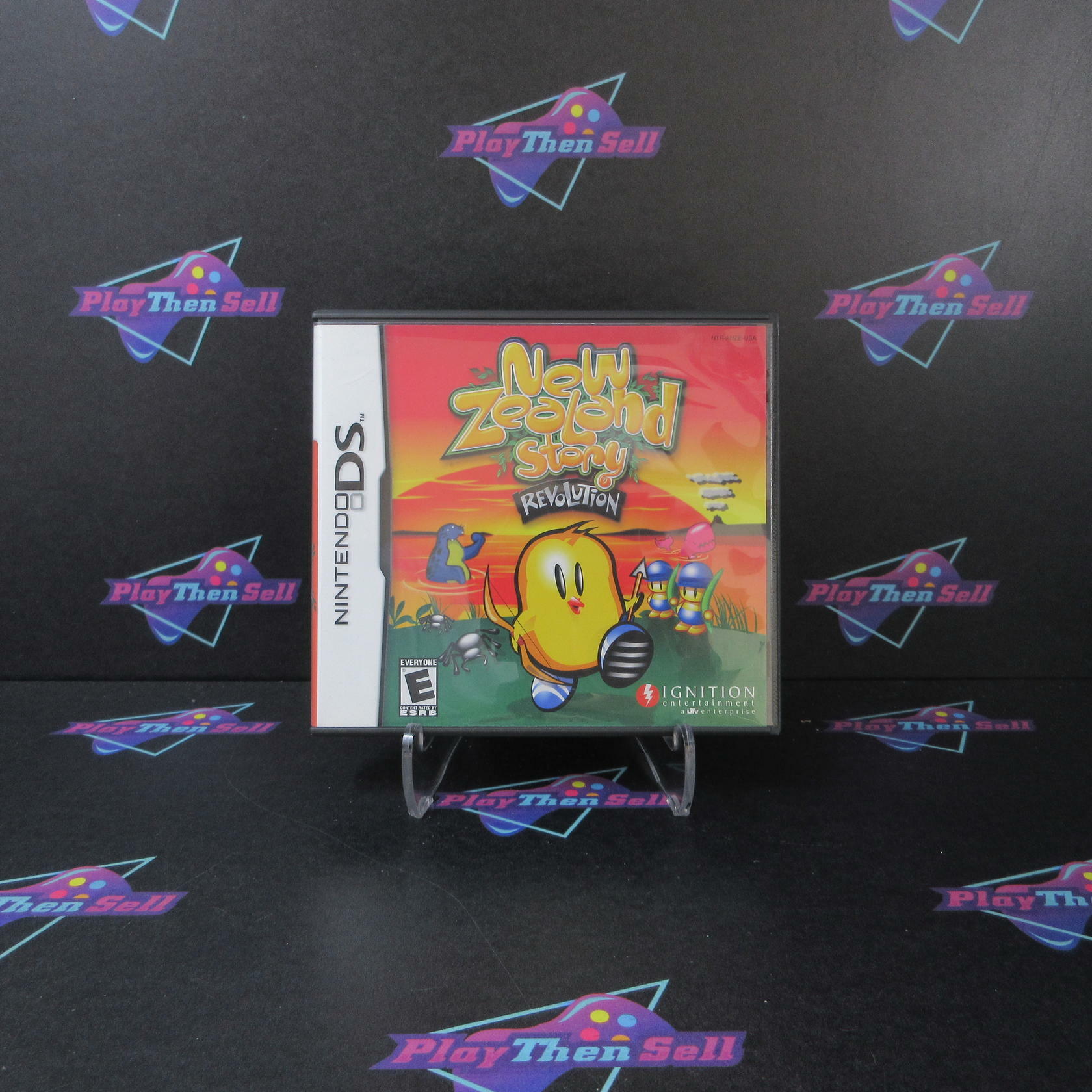 New Zealand Story Revolution Nintendo DS + Poster - Like New