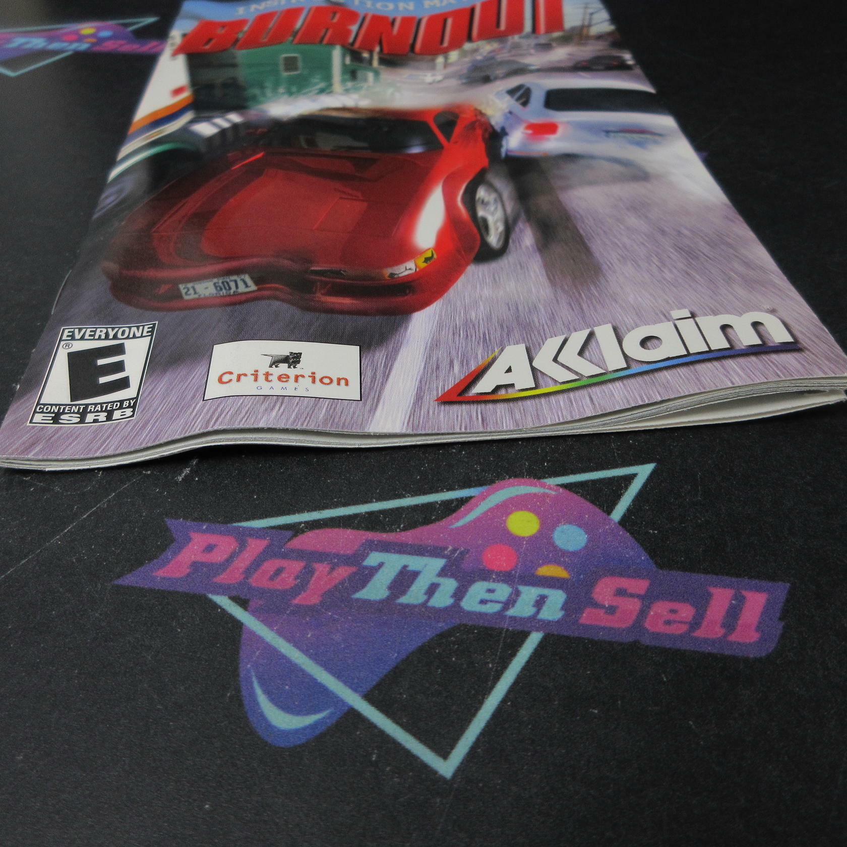 Burnout + Reg Card PS2 PlayStation 2 DD/MD Complete CIB - Very Good