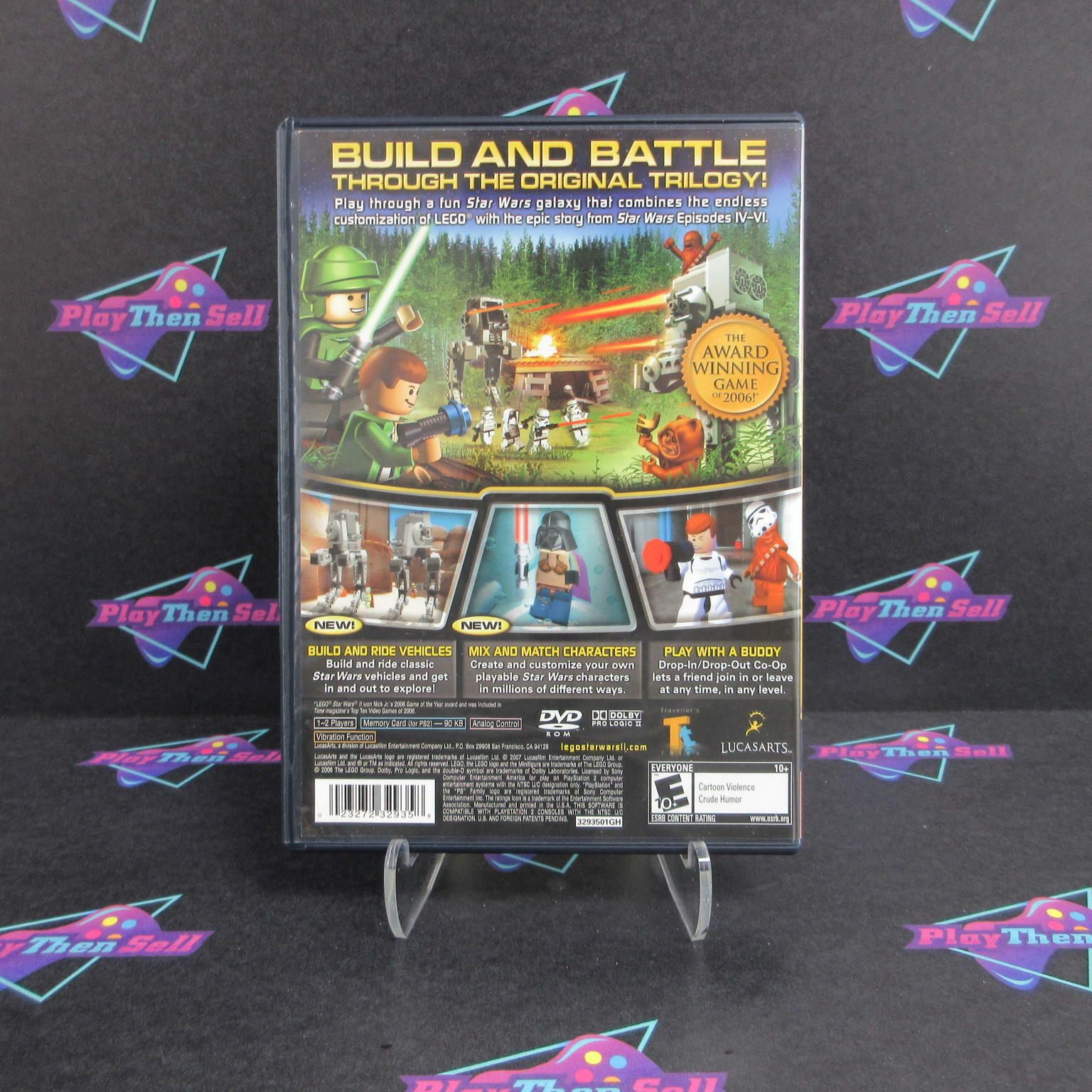 LEGO Star Wars II The Original Trilogy PS2 PlayStation 2 GH - Like New