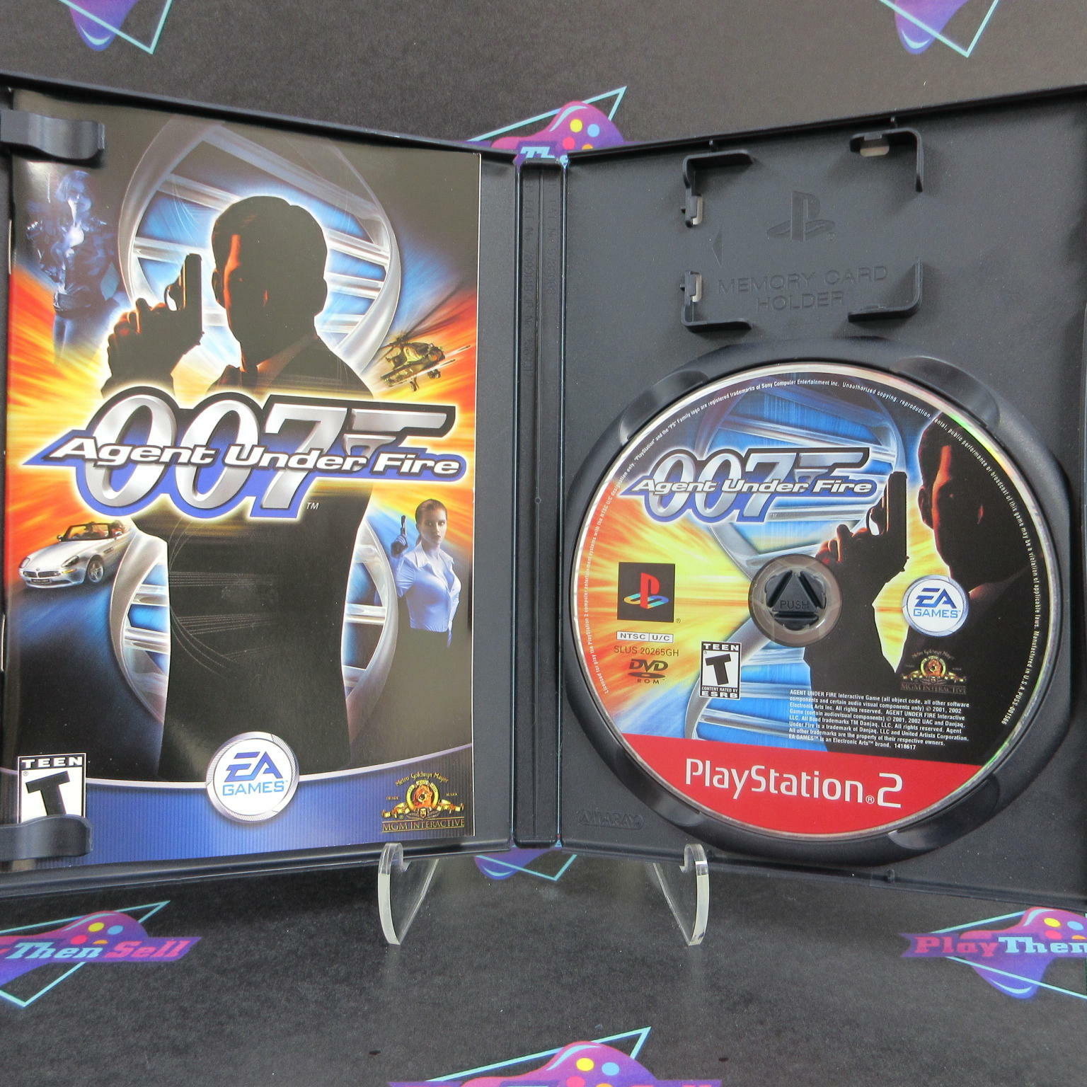 James Bond 007 Agent Under Fire GH + Reg Card PS2 AD Complete CIB - Very Good
