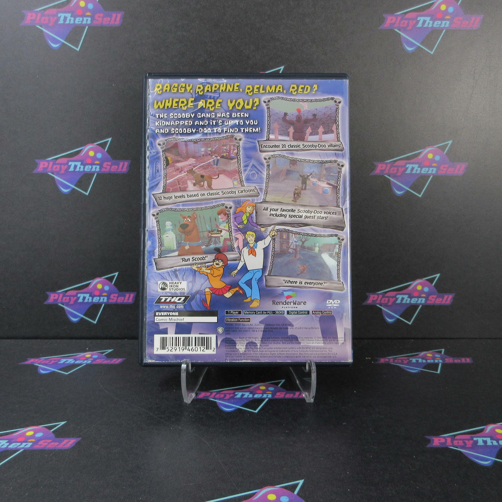 Scooby-Doo Night of 100 Frights GH Disc PS2 PlayStation 2 AD/NM - Very Good