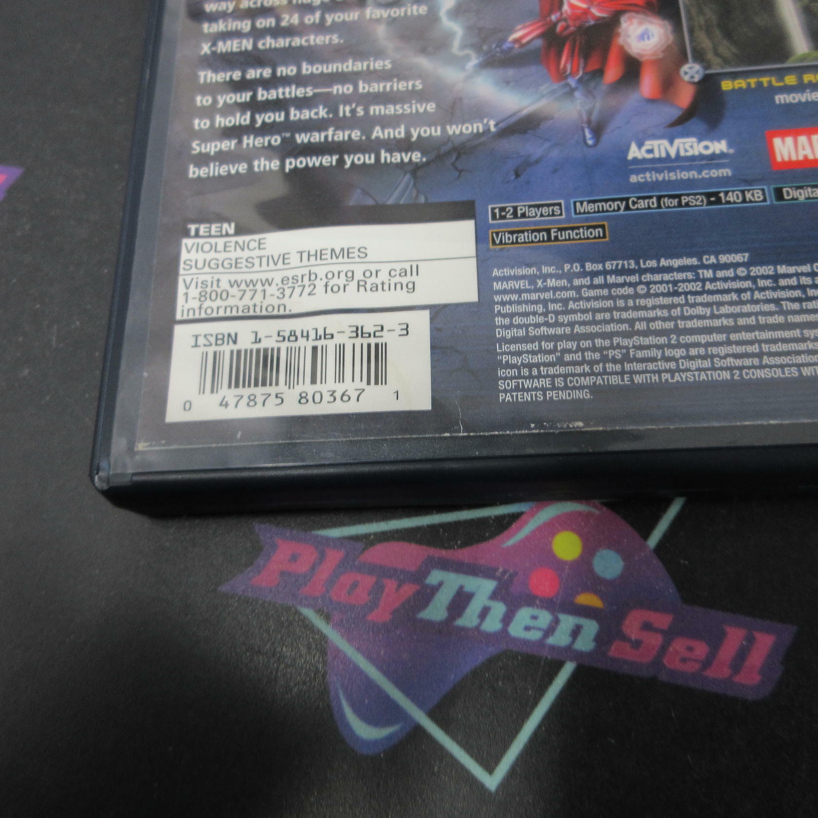 X-men Next Dimension + Reg Card PS2 PlayStation 2 AD Complete CIB - Very Good