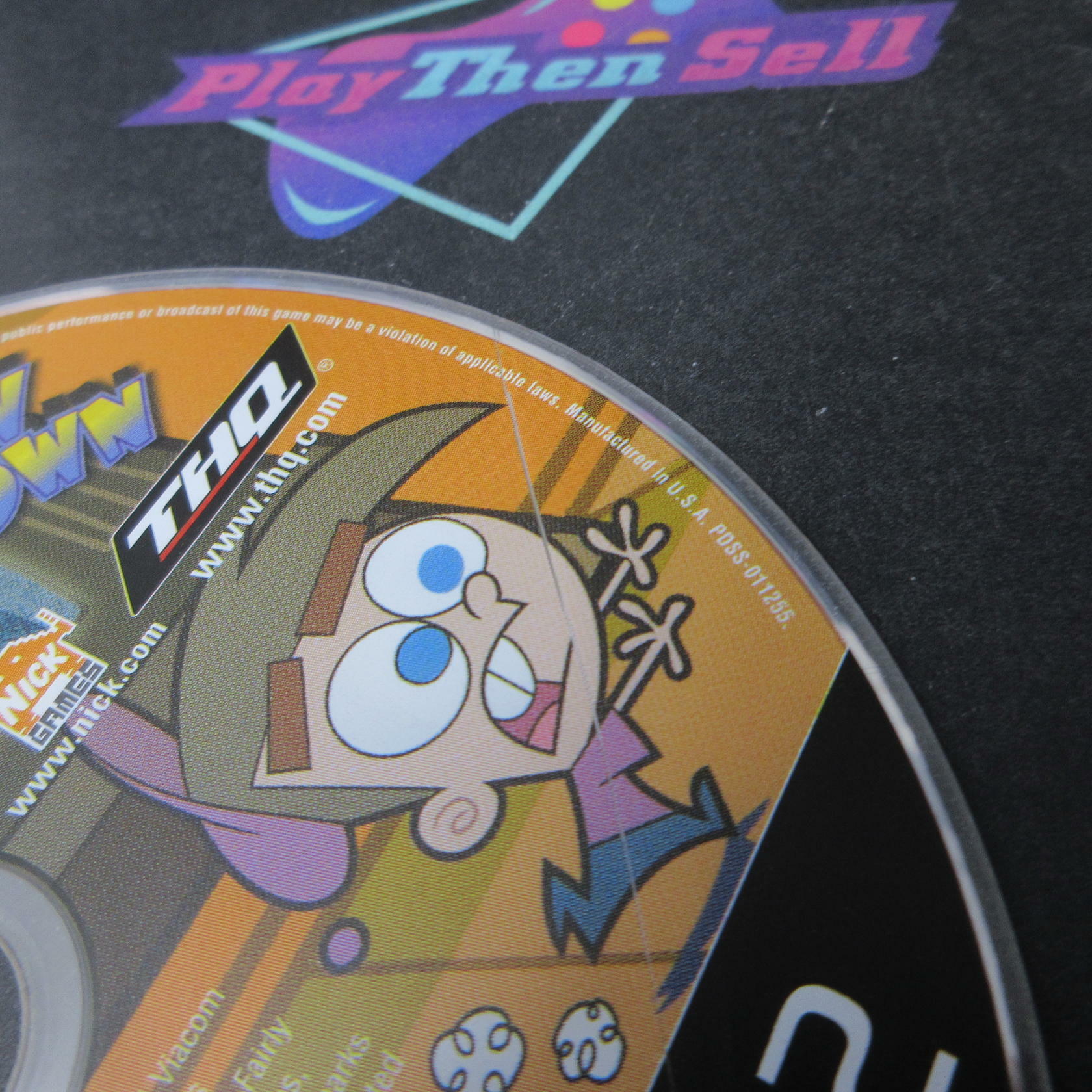 Fairly Oddparents Shadow Showdown Rental Art PS2 PlayStation 2 AD/DD/NM - Very Good