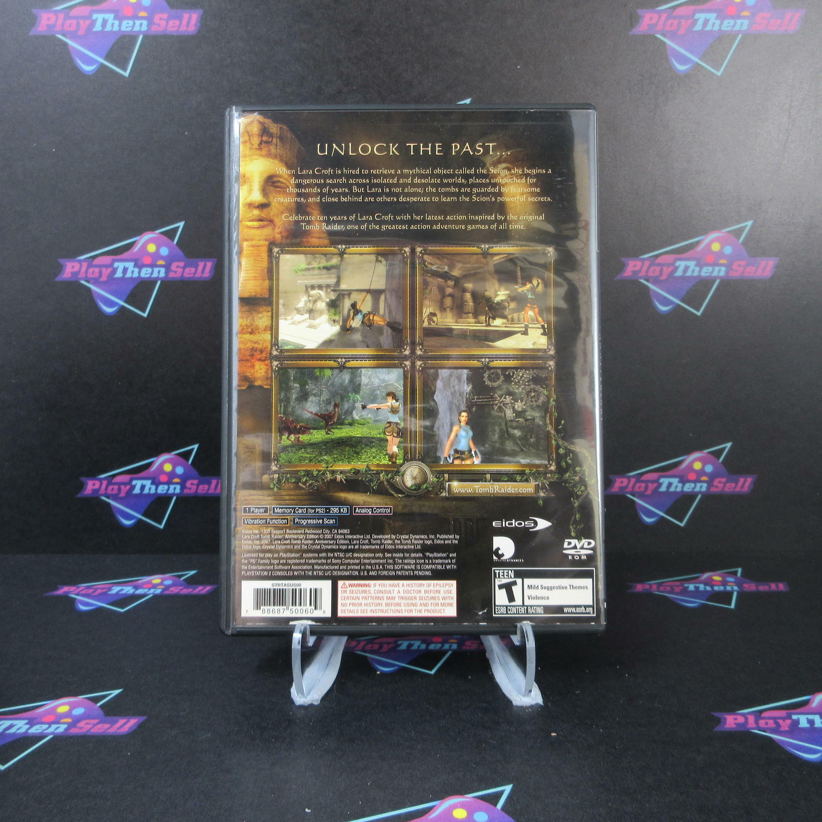 Lara Croft Tomb Raider Anniversary PS2 PlayStation 2 - Like New