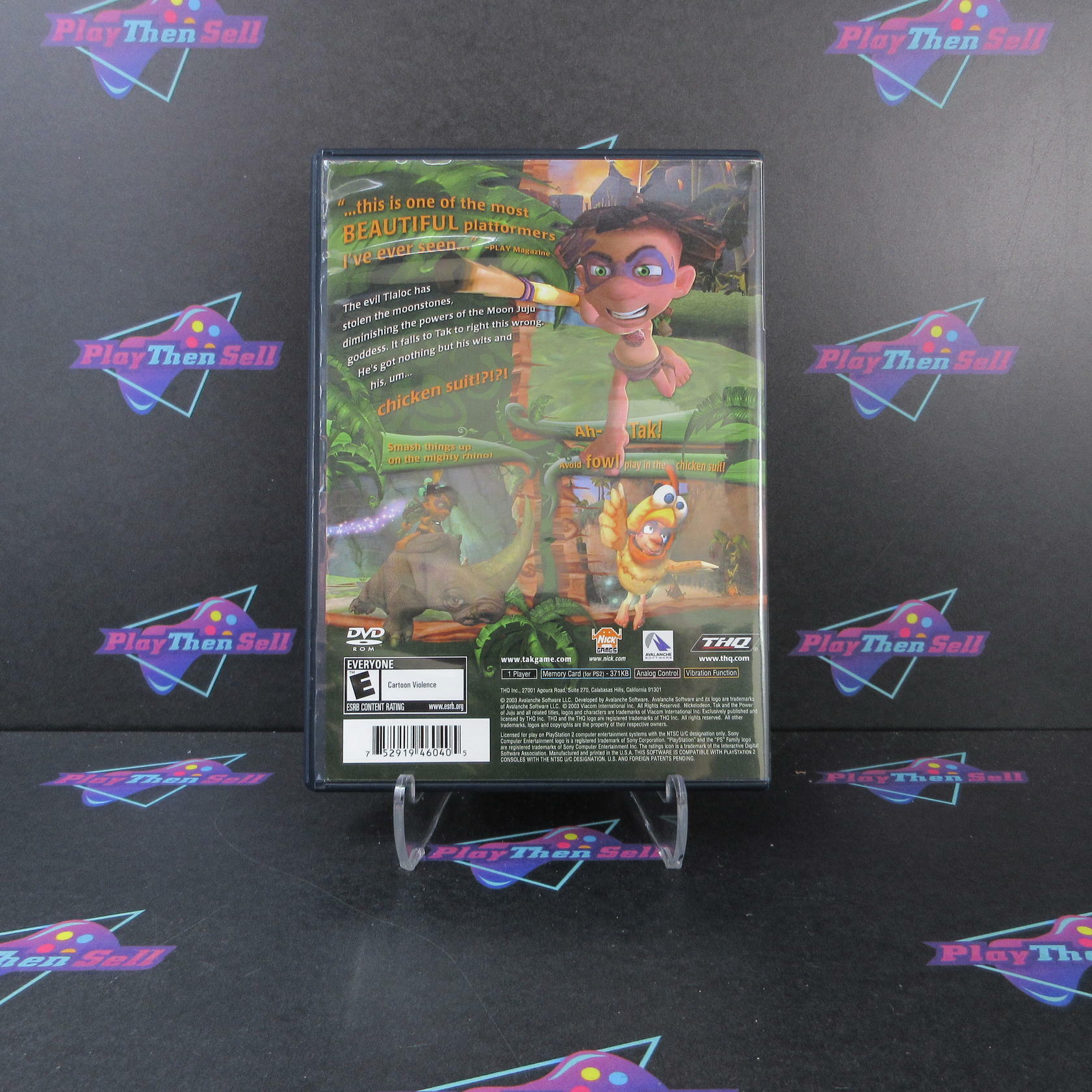 Tak and the Power of JuJu PS2 PlayStation 2 AD/MD Complete CIB - Very Good