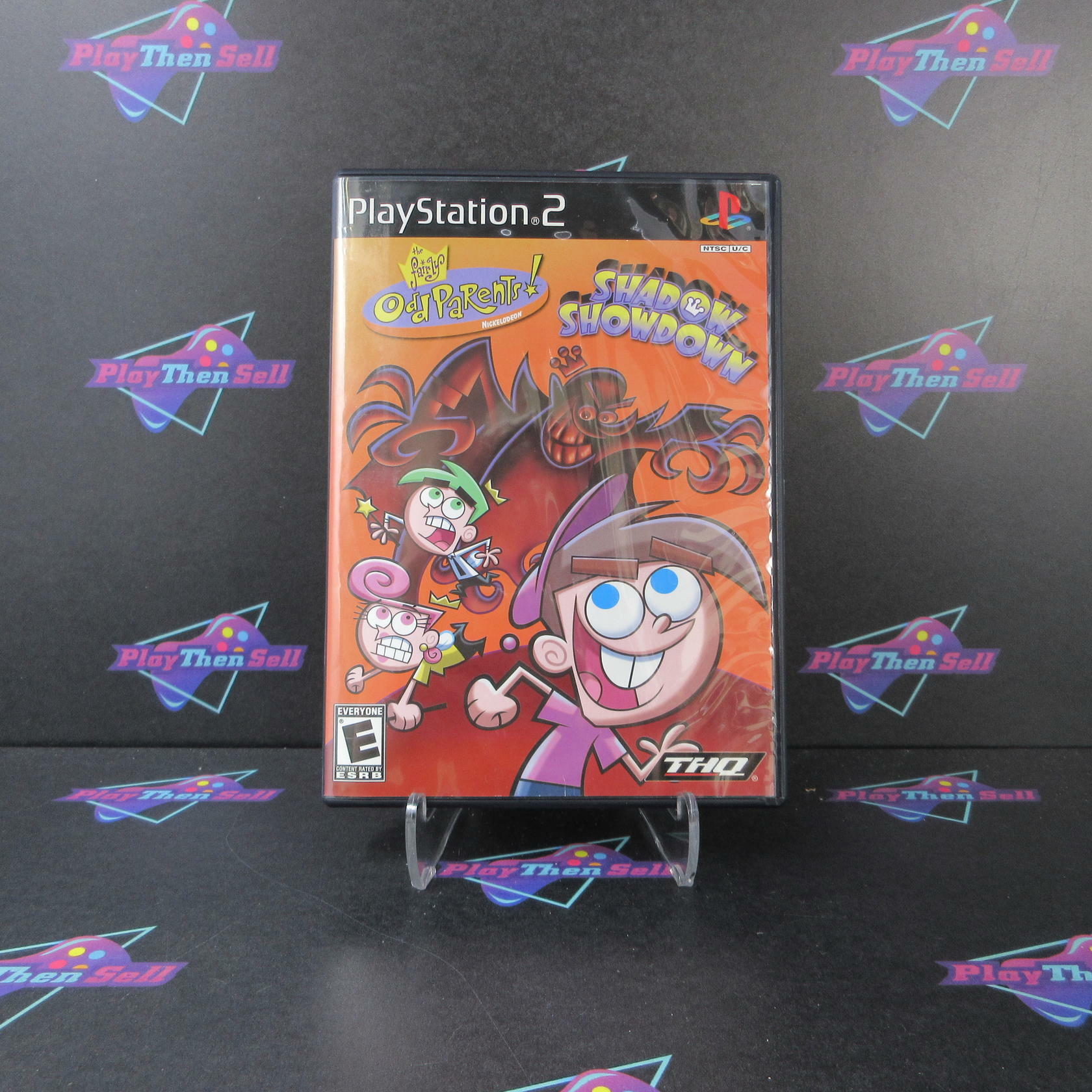 Fairly Oddparents Shadow Showdown Rental Art PS2 PlayStation 2 AD/DD/NM - Very Good