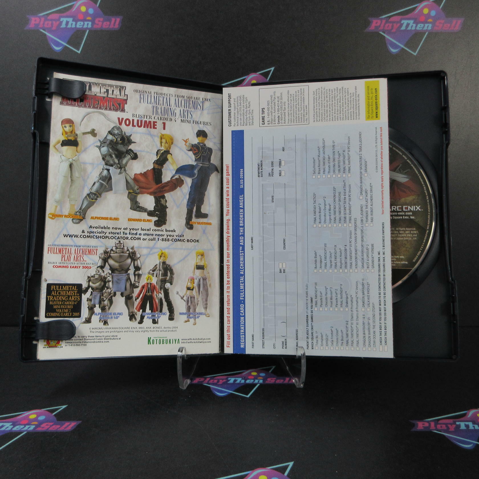 Fullmetal Alchemist and the Broken Angel + Reg PS2 PlayStation 2 MD Complete CIB - Very Good