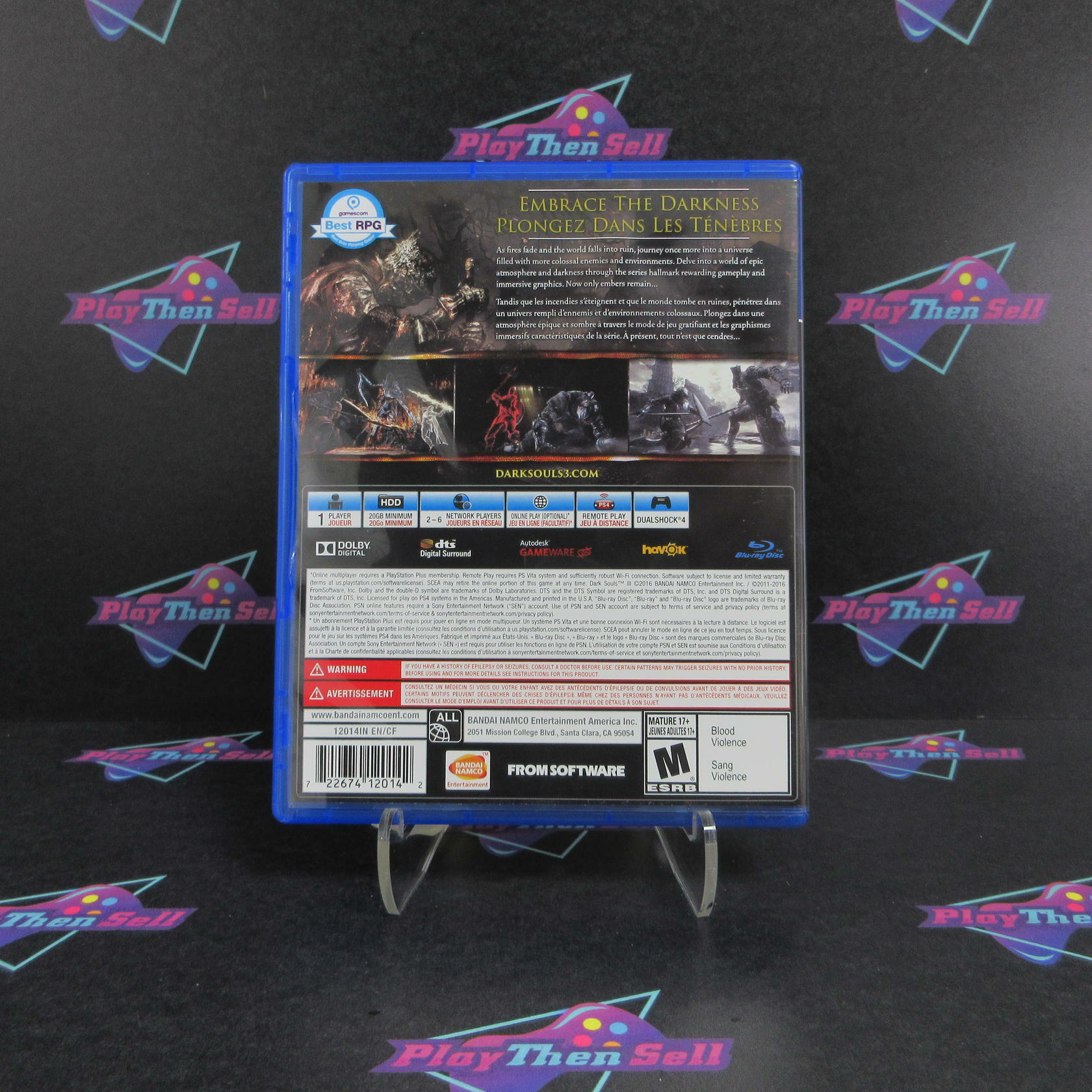 Dark Souls III 3 PS4 PlayStation 4 - Like New